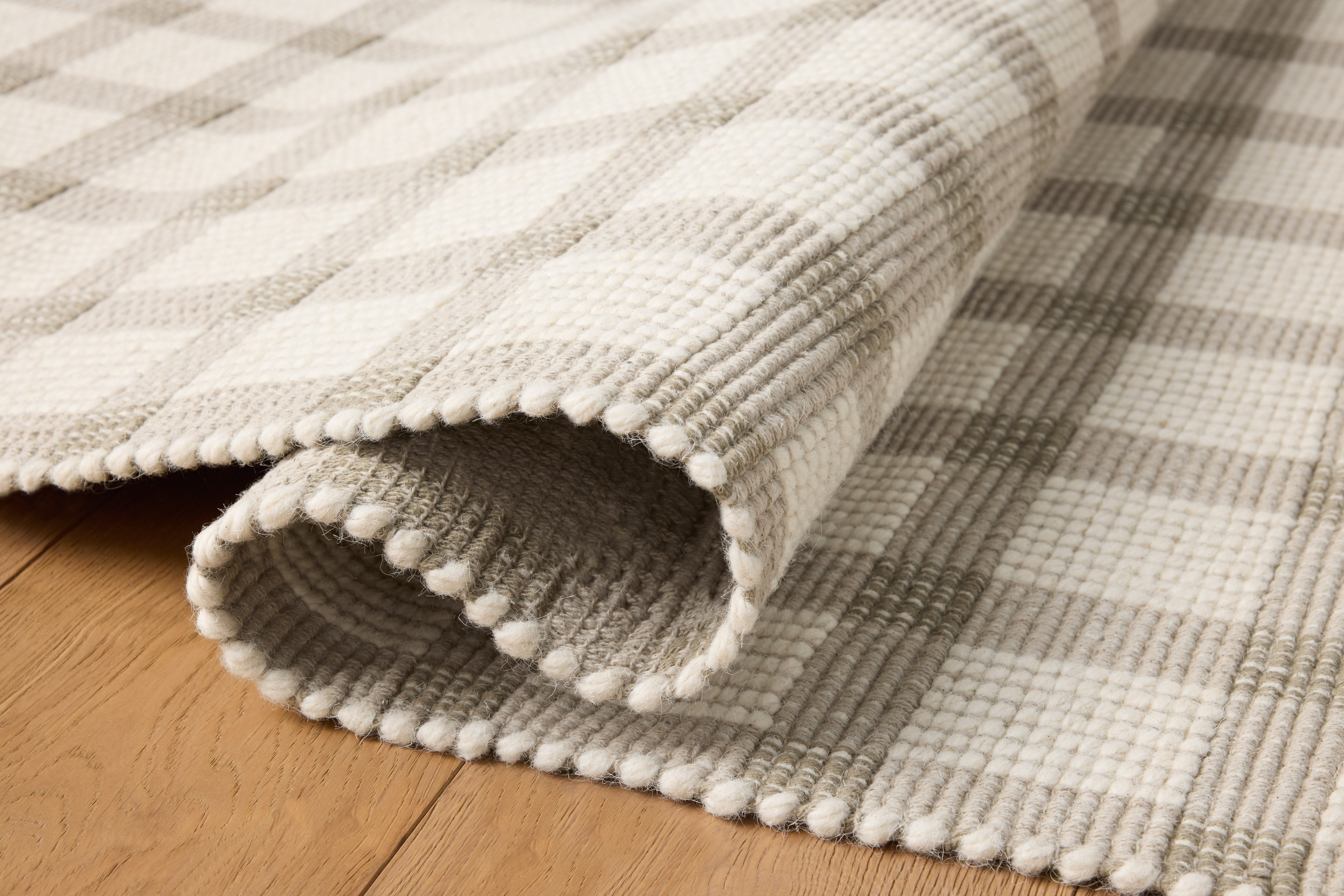 Joanna Gaines x Loloi Ryder Stone / Ivory Rug RUGS - wool Loloi
