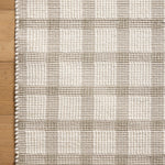 Magnolia Home by Joanna Gaines x Loloi Ryder Stone / Ivory Rug RUGS - cotton Loloi 18" x 18" sample
