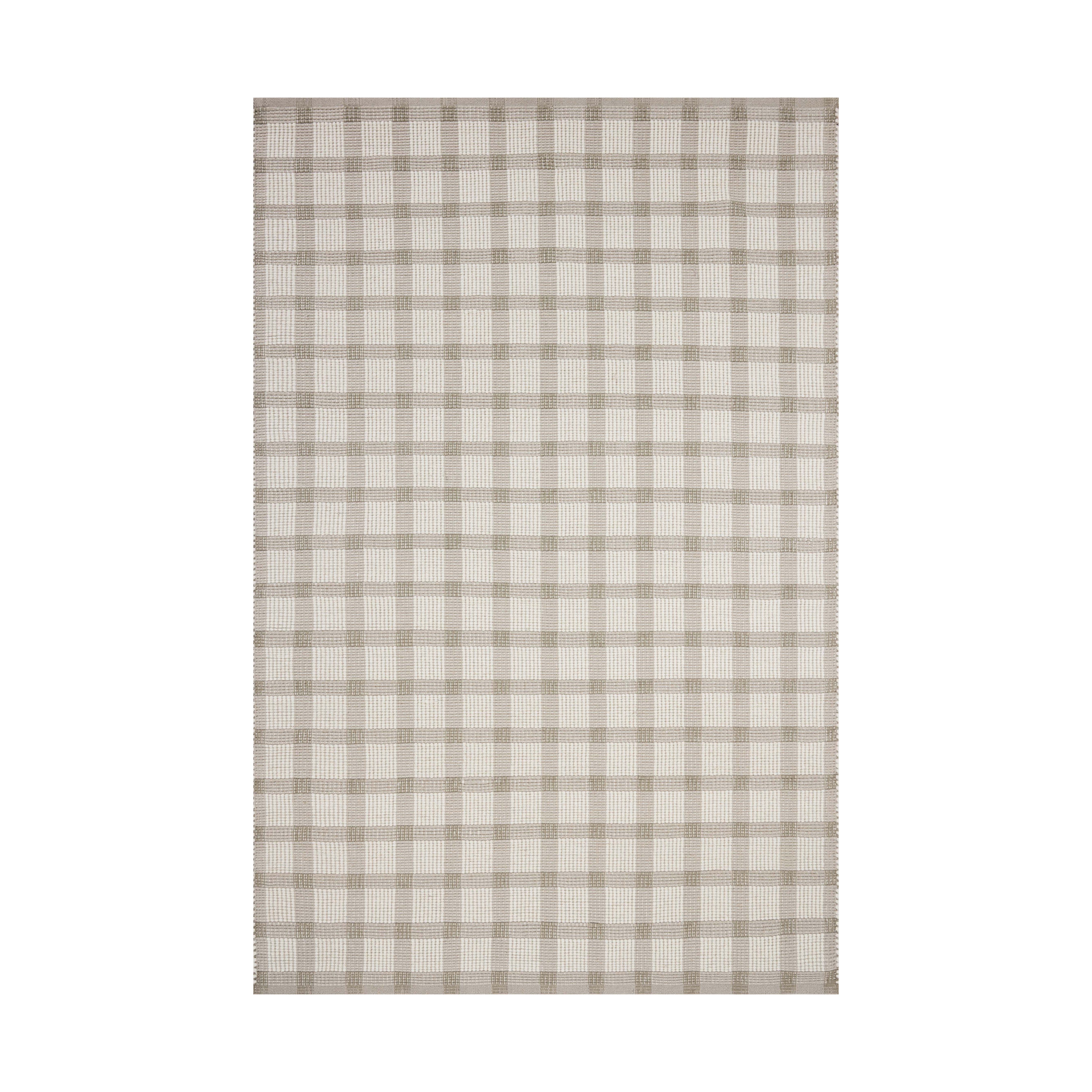 Magnolia Home by Joanna Gaines x Loloi Ryder Stone / Ivory Rug, 18" x 18" Sample