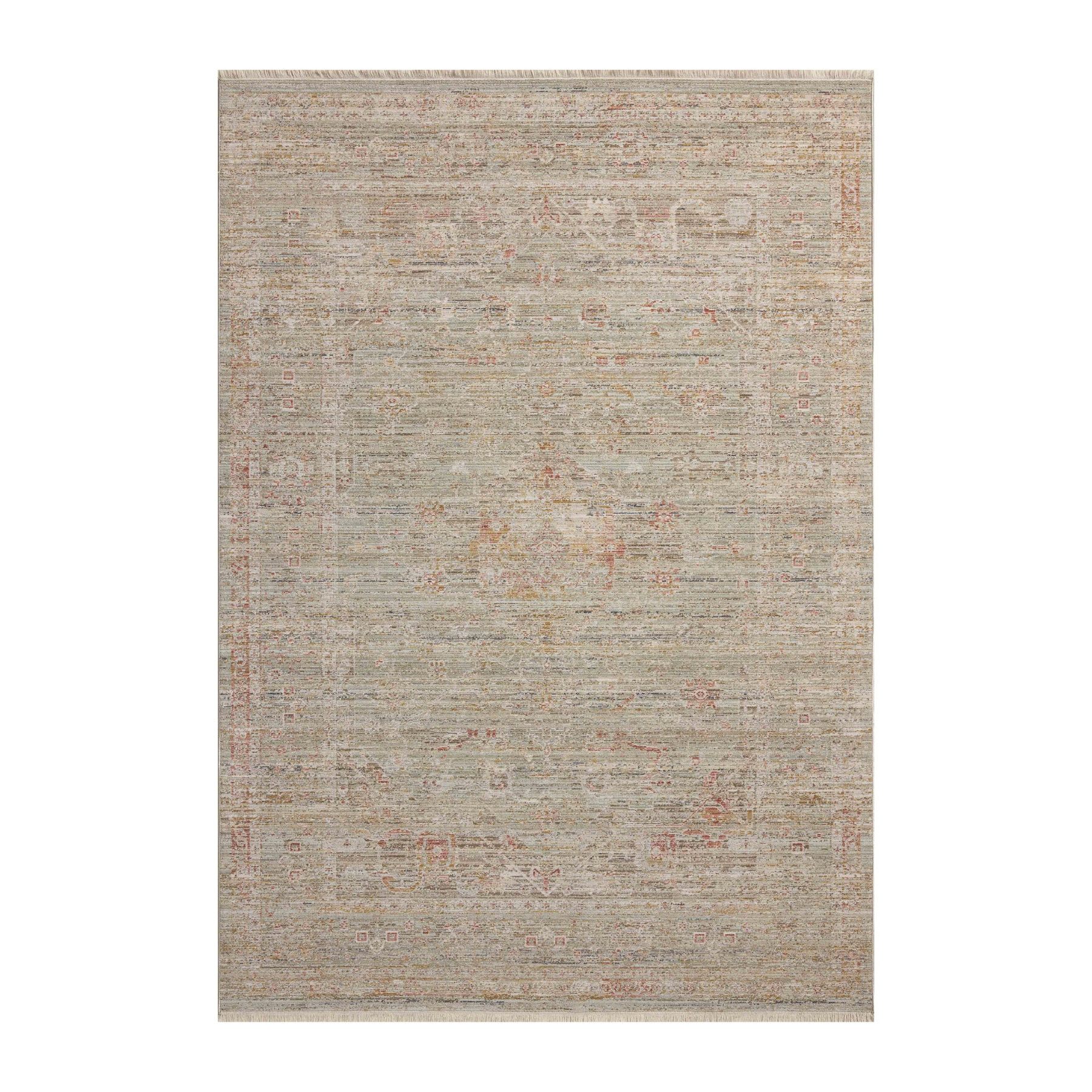 Chris Loves Julia x Loloi Ida Spa / Sunrise Rug RUGS - vintage inspired Loloi 18" x 18" Sample