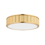 Middlebury Flush Mount Flush Mounts Hudson Valley Lighting Aged Brass