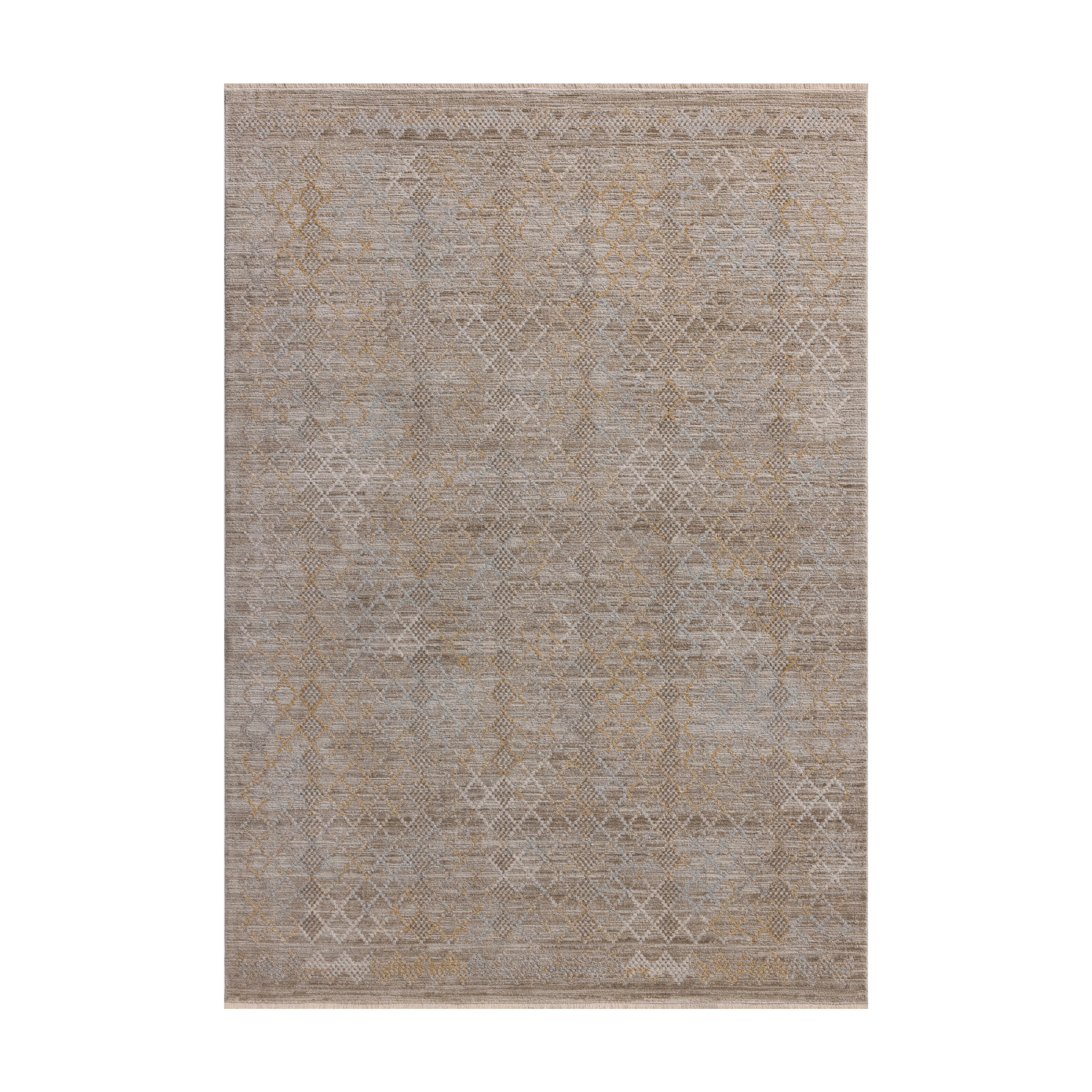 Amber Lewis x Loloi Cali Taupe / Multi RUGS - patterned Loloi 18" x 18" Sample