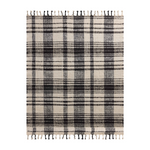 Magnolia Home by Joanna Gaines x Loloi Louie Ivory / Black RUGS - jute Loloi