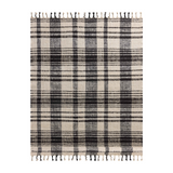 Magnolia Home by Joanna Gaines x Loloi Louie Ivory / Black RUGS - jute Loloi