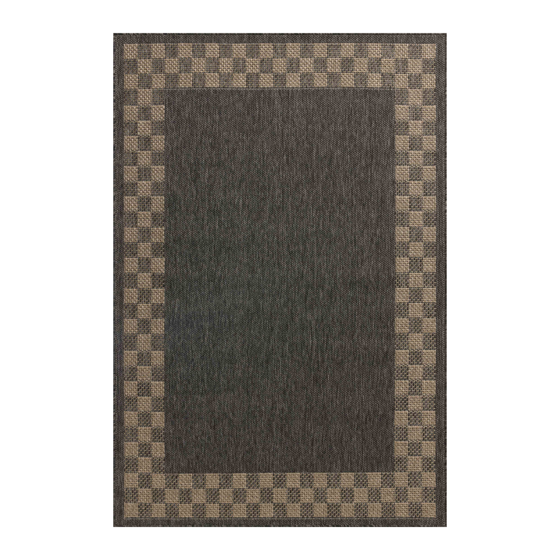 OVERSTOCK RUG - Chris Loves Julia x Loloi Providence Charcoal / Natural Rug - 5' x 7'7" IN STORE - Sale Rugs Loloi