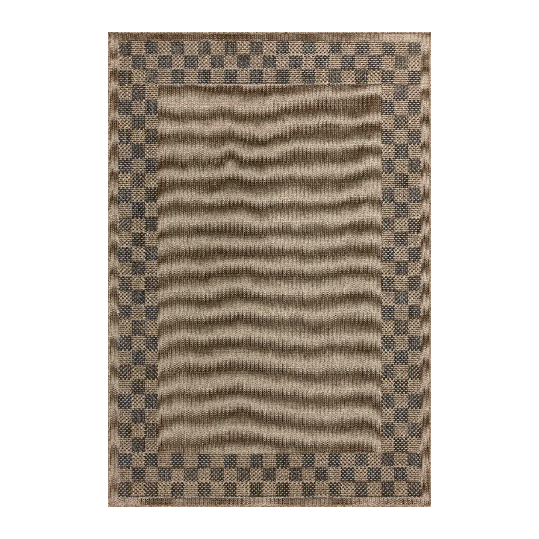 OVERSTOCK RUG - Chris Loves Julia x Loloi Providence Natural / Charcoal Rug - 5' x 7'7" IN STORE - Sale Rugs Loloi