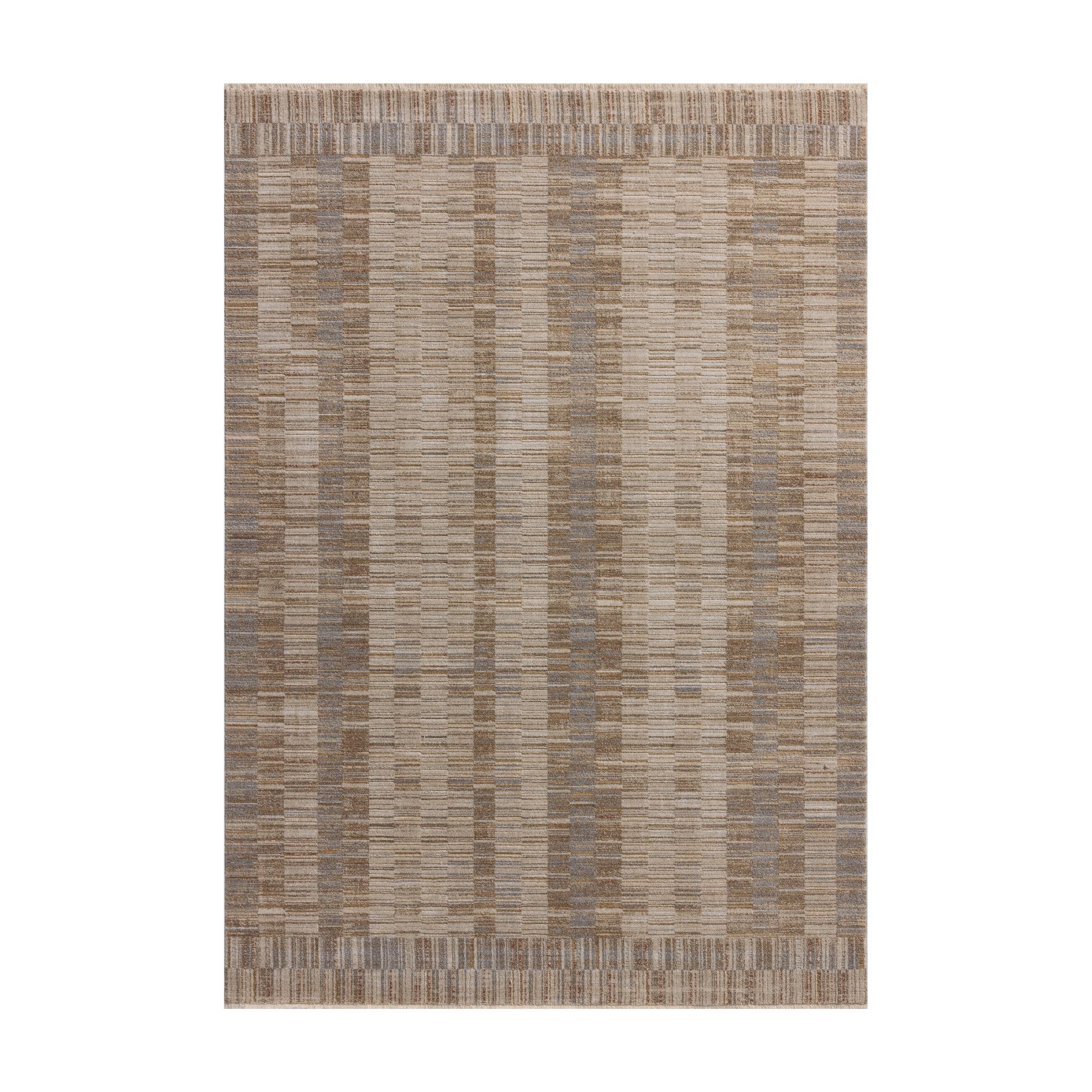 Amber Lewis x Loloi Cali Natural / Multi RUGS - patterned Loloi 18" x 18" Sample