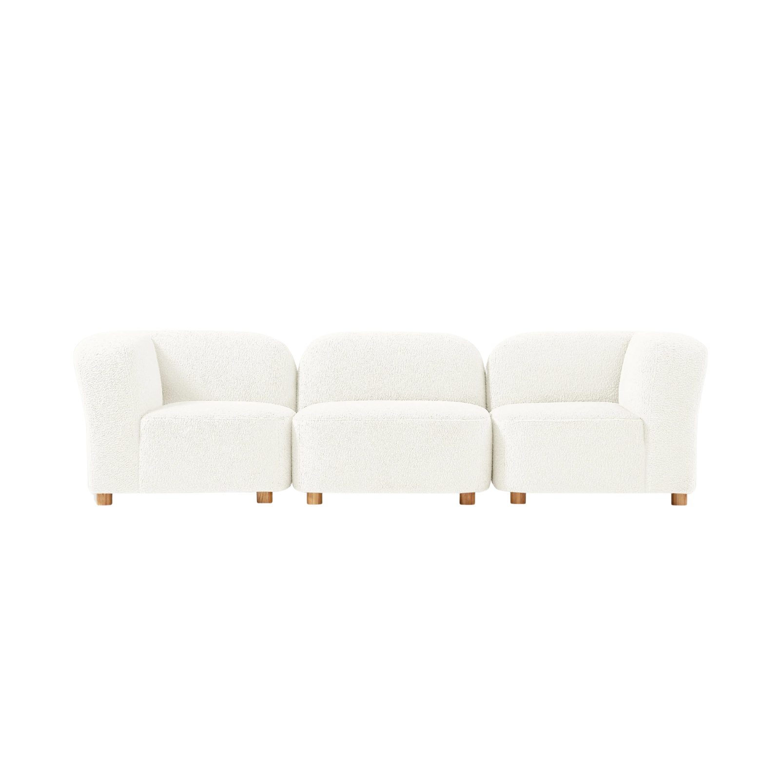 Gus* Modern Circuit Modular 103" Three-Piece Sofa - Rug & Weave