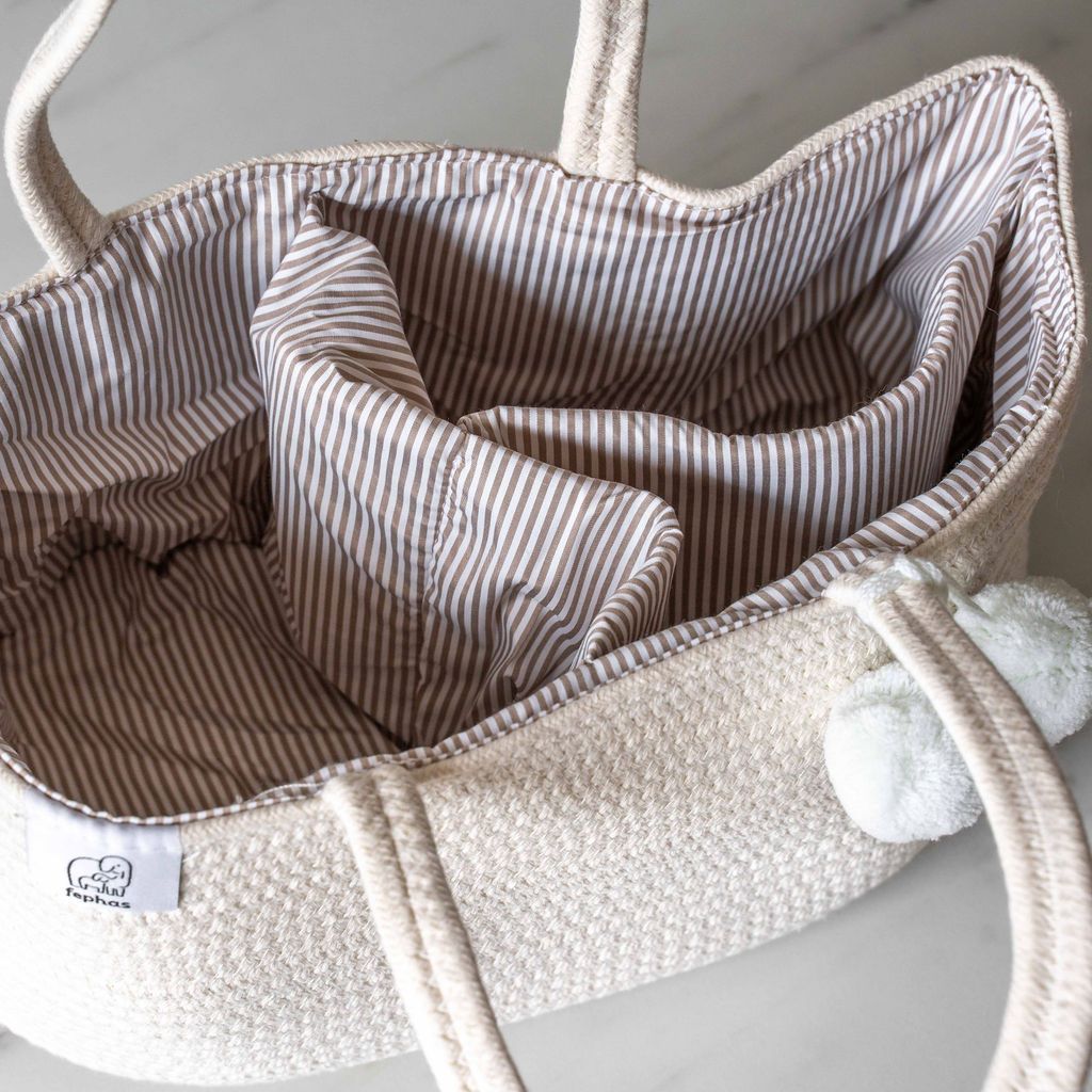 Cotton Rope Diaper Basket Caddy - Rug & Weave