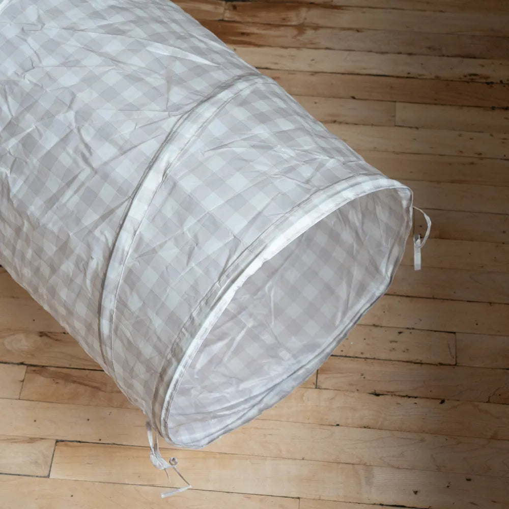 Gingham Play Tunnel - Rug & Weave