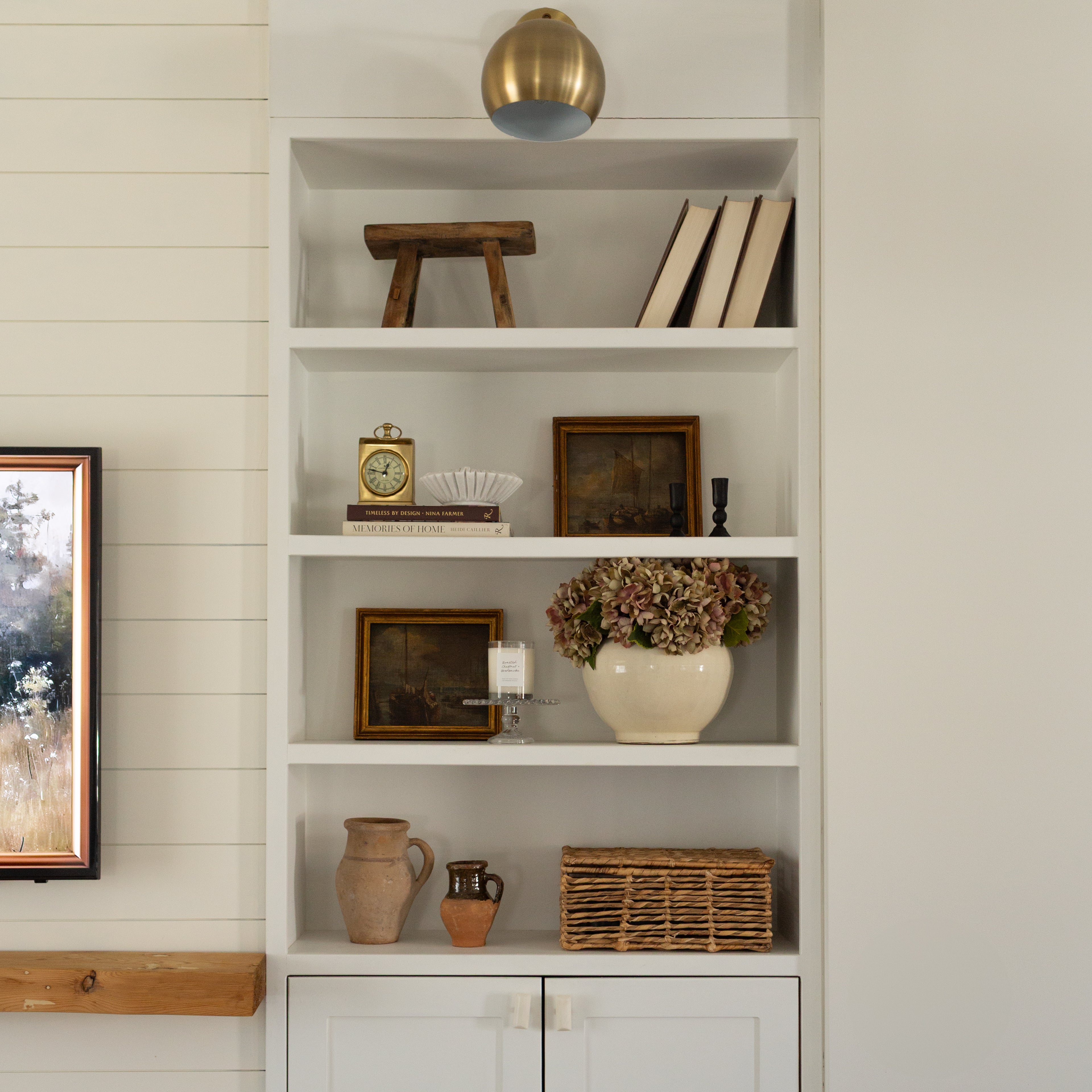 "Voyage No. 1" Framed Antique Painting ARTWORK - vintage painting Hauer Market