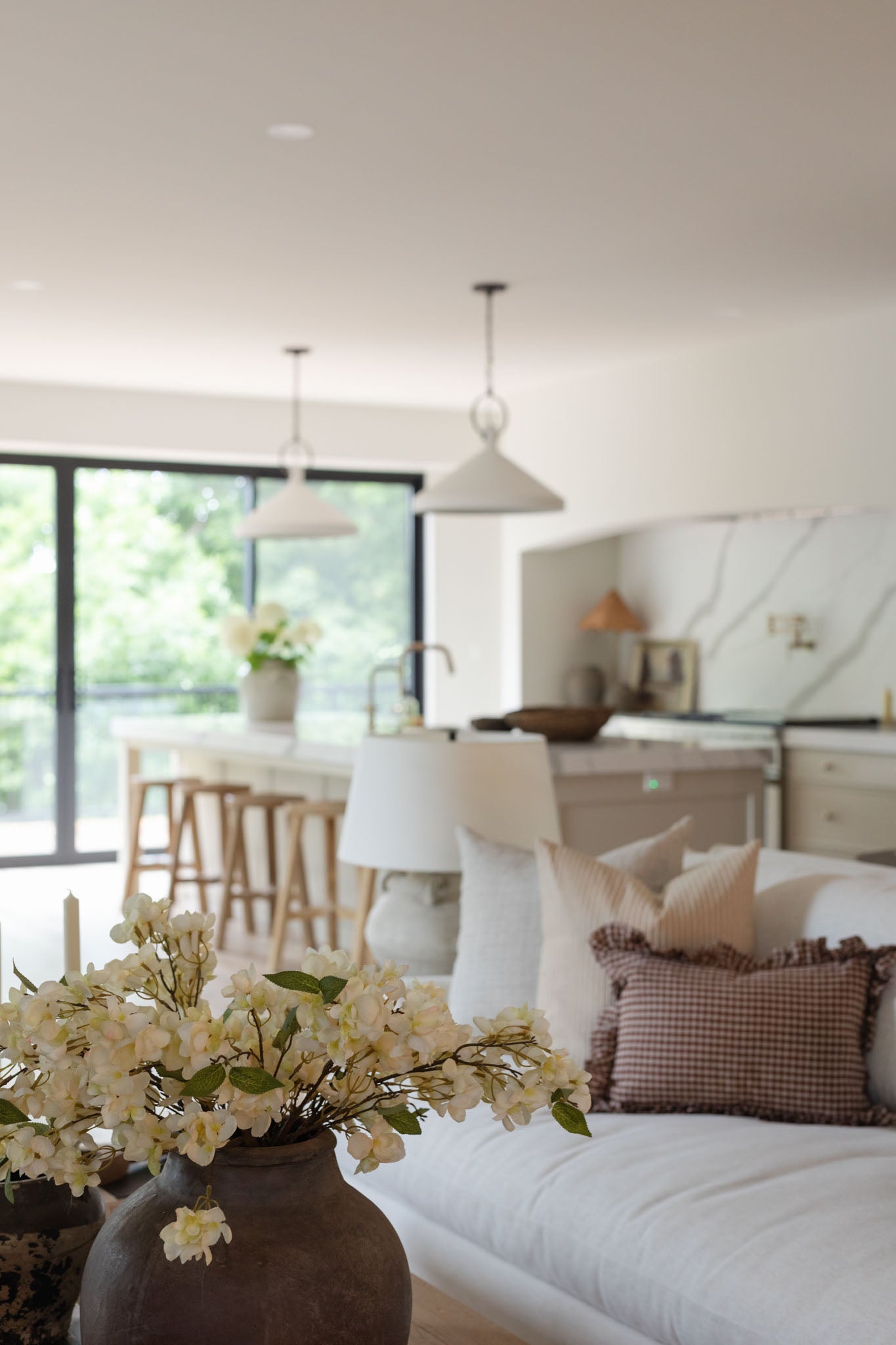 Bristol 98" Express Bench Cushion Sofa 1 - FURNITURE - sofa Rowe Furniture