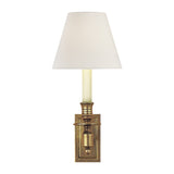 French Single Library Sconce LIGHTING - sconce Visual Comfort - Signature Hand-Rubbed Antique Brass