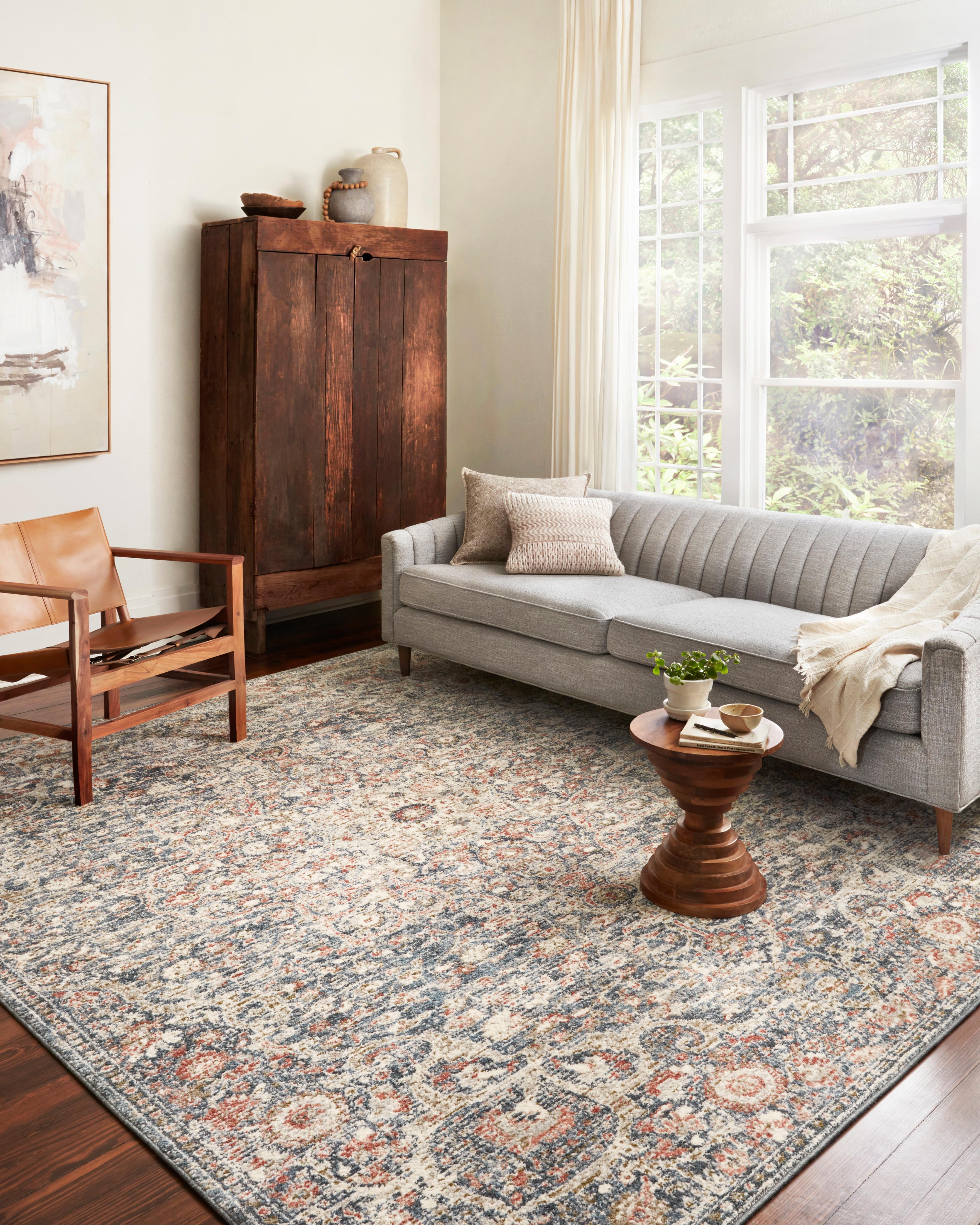 Loloi Saban Blue / Spice Rug Loloi