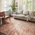 Loloi Saban Rust / Beige Rug Loloi