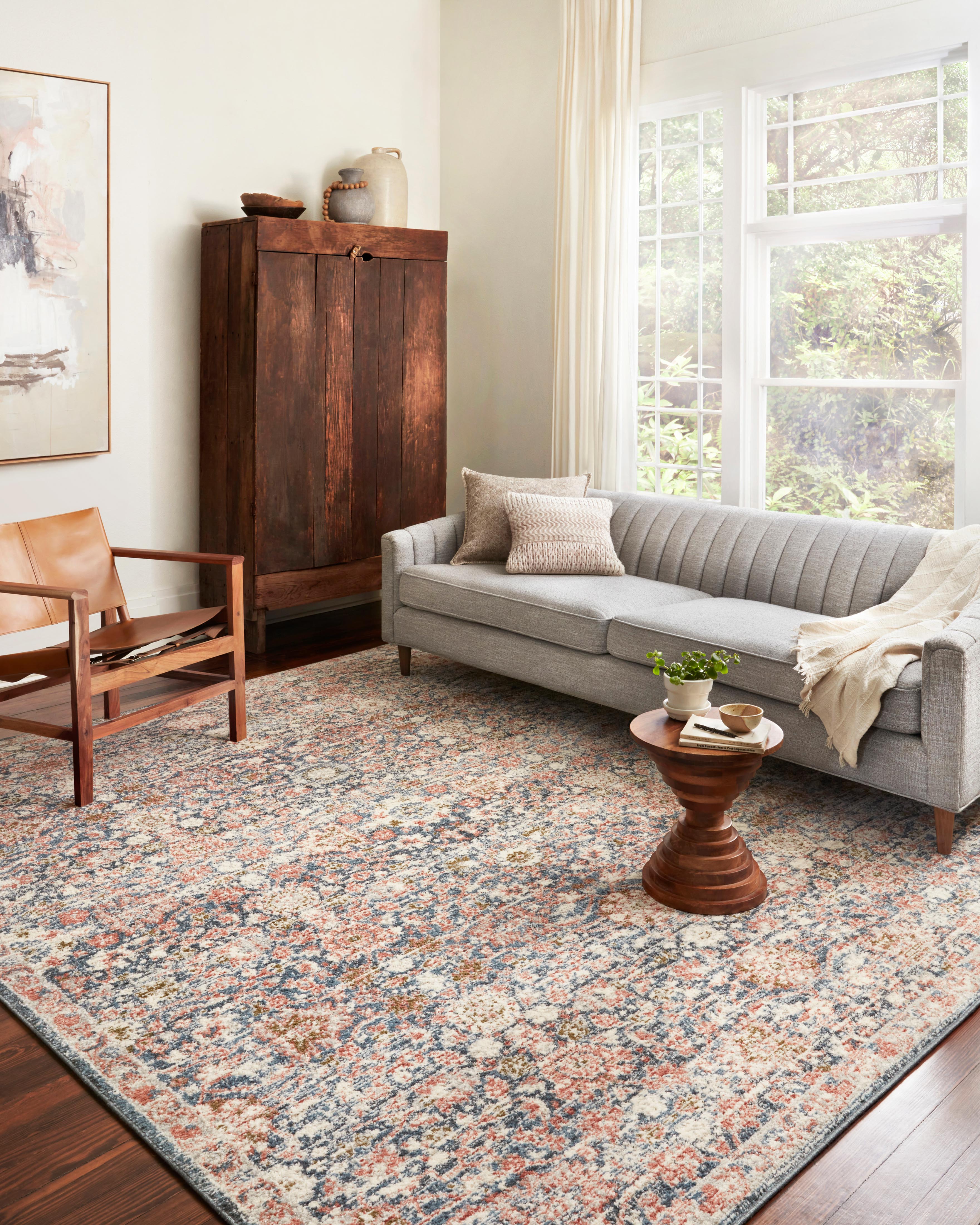 Loloi Saban Navy / Rust Rug Loloi