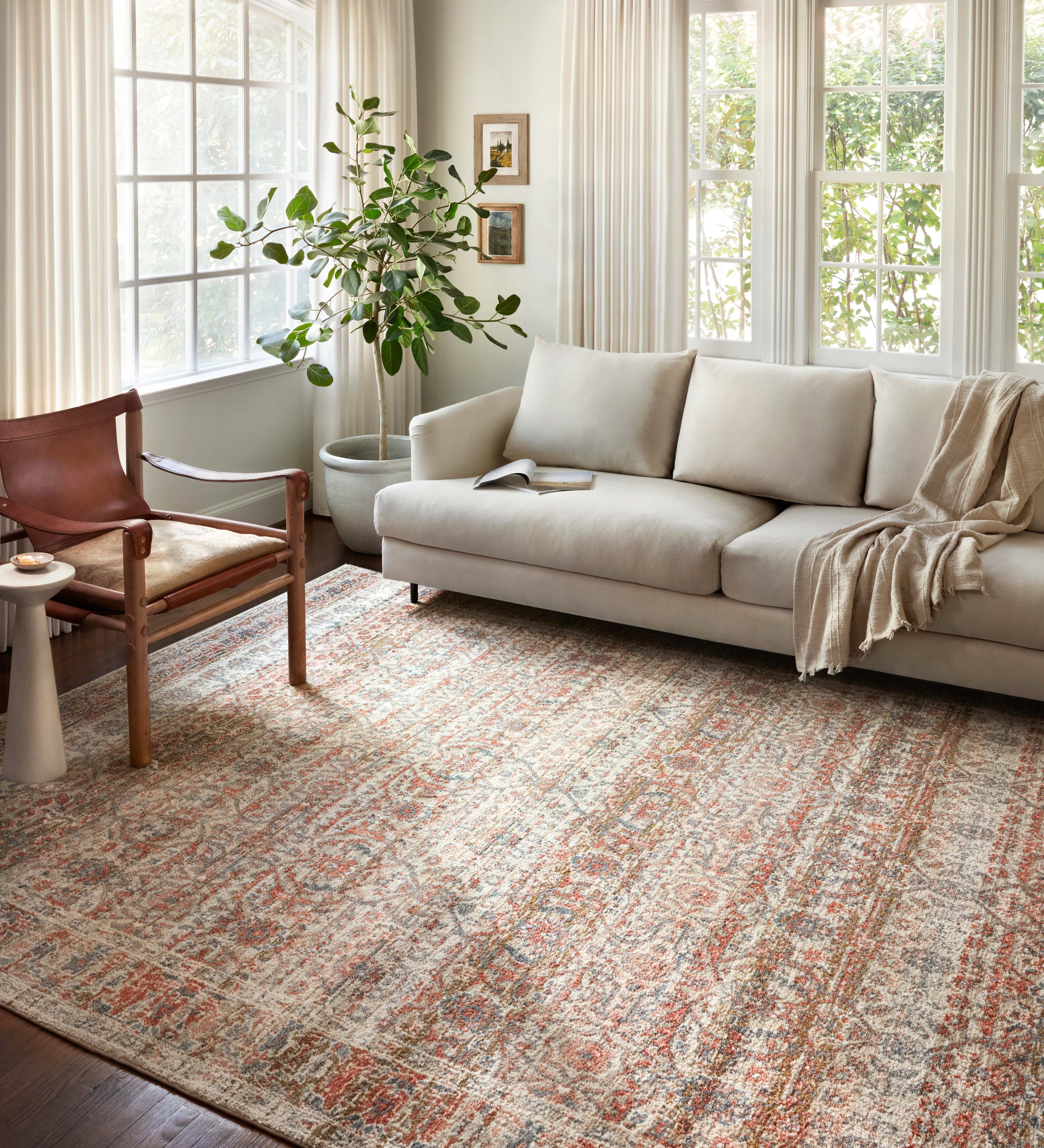 Loloi Saban Sand / Rust Rug Loloi