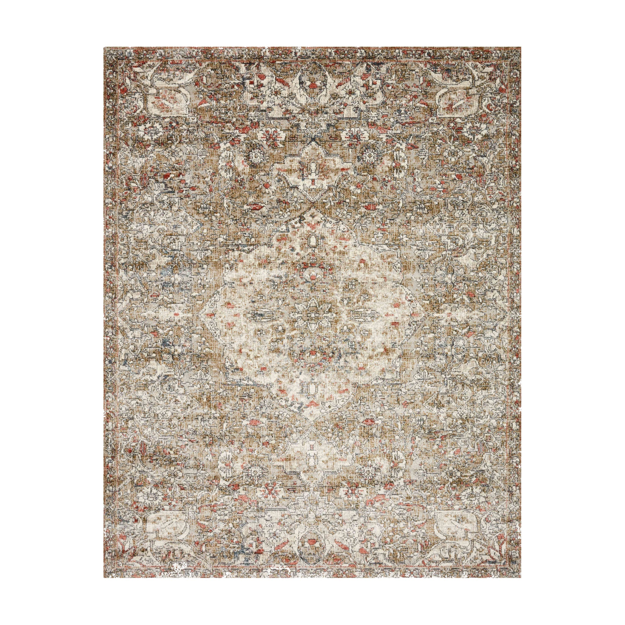 Loloi Saban Straw / Beige Rug RUGS - synthetic Loloi 18" x 18"