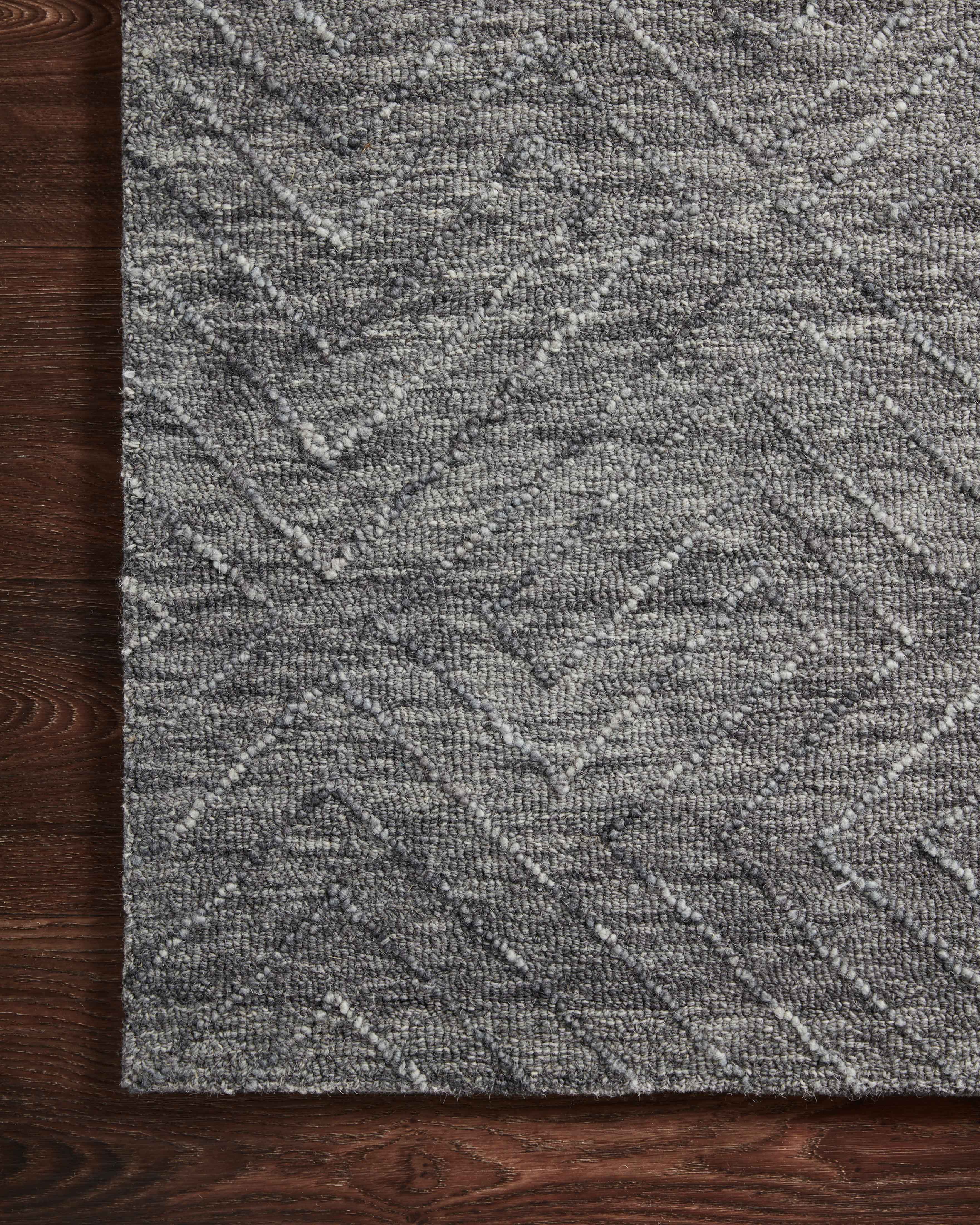 Magnolia Home By Joanna Gaines x Loloi Sarah Charcoal Rug RUGS - wool Loloi