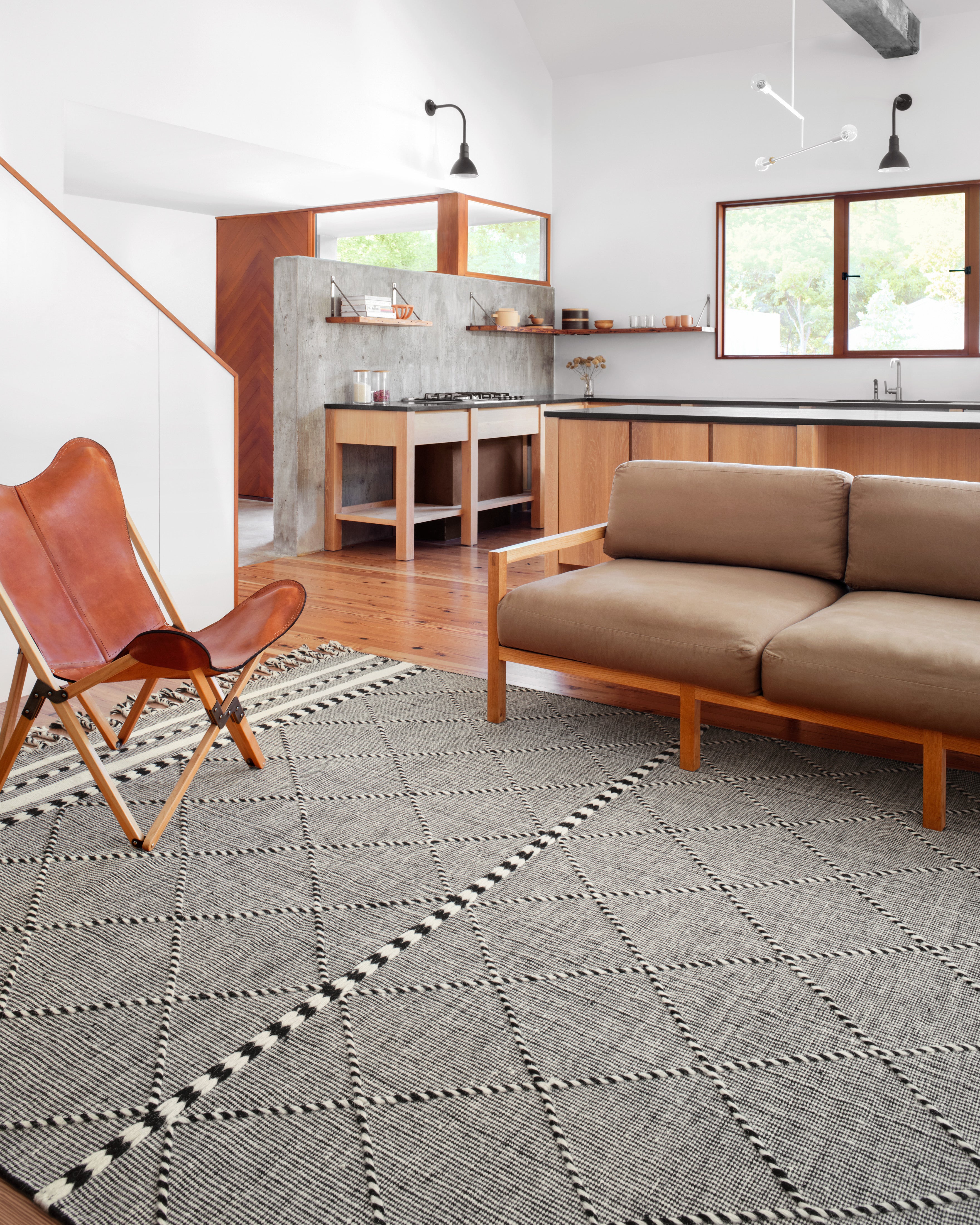 Loloi Sawyer Black Rug RUGS - wool Loloi