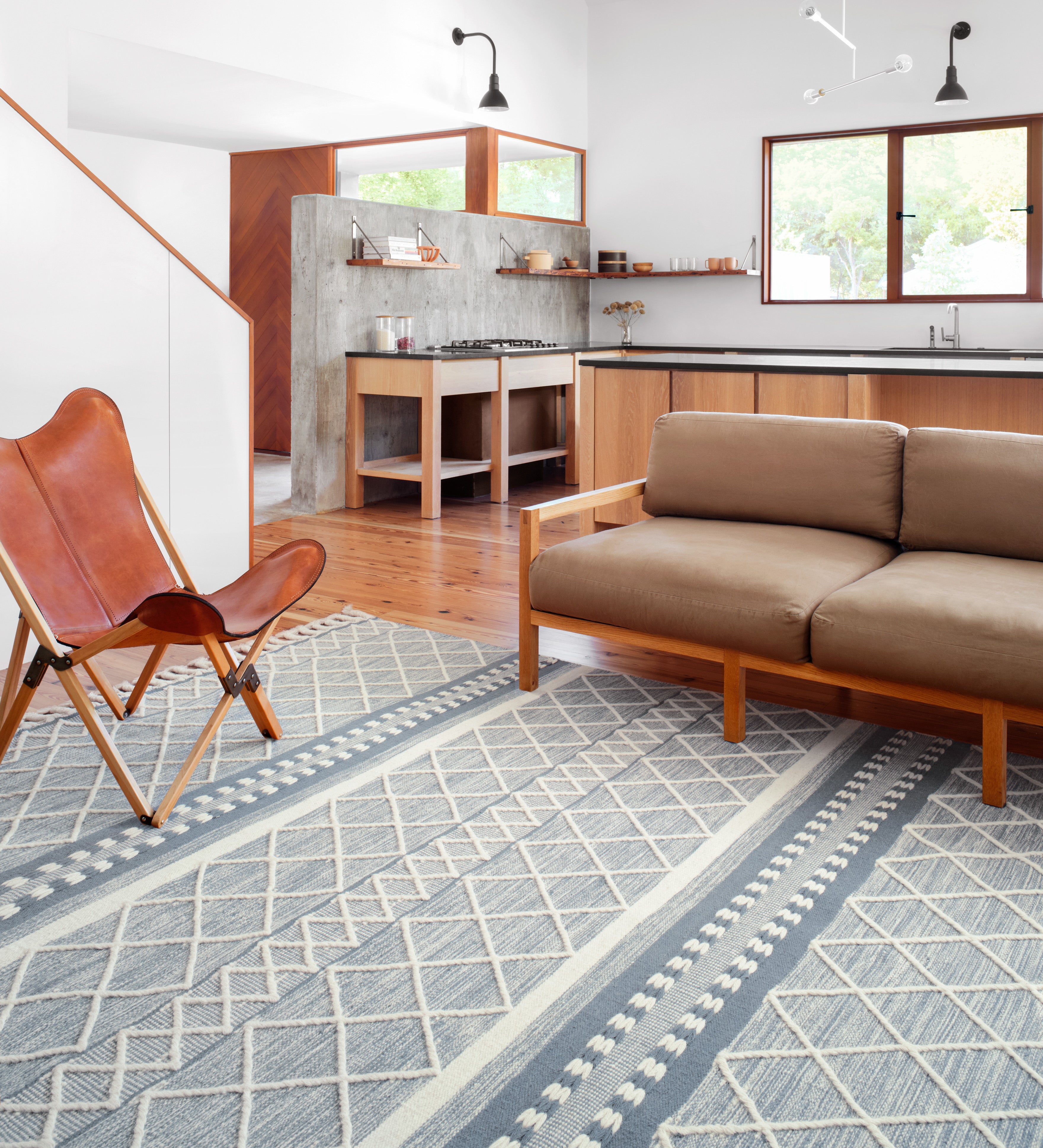 Loloi Sawyer Teal Rug RUGS - wool Loloi