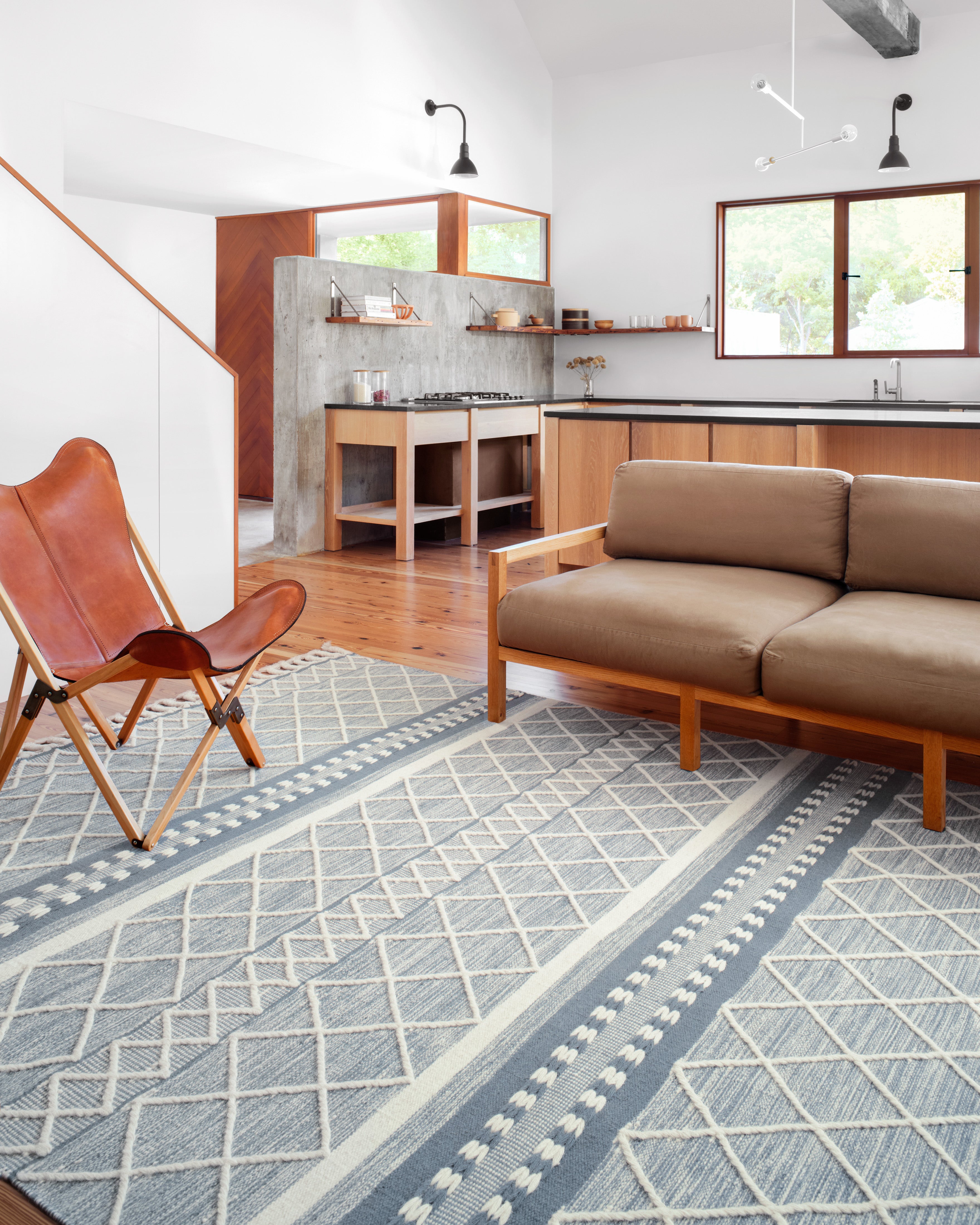 Loloi Sawyer Teal Rug RUGS - wool Loloi