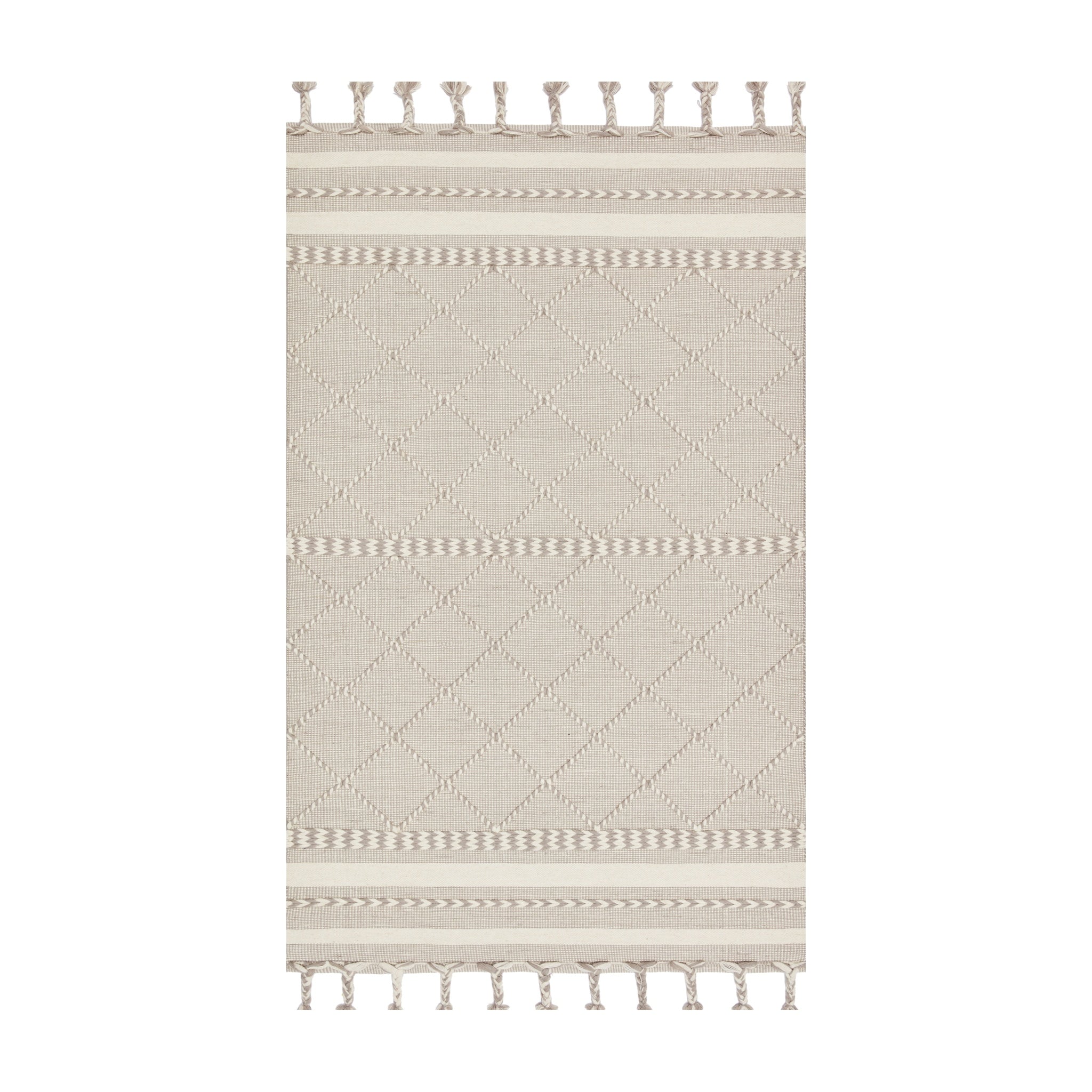 Loloi Sawyer Silver Rug RUGS - wool Loloi 18" x 18"