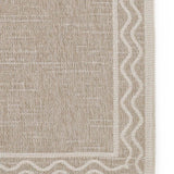 Sablebrook Taupe Border Rug