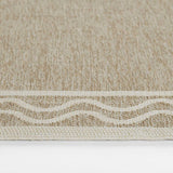 Sablebrook Taupe Border Rug