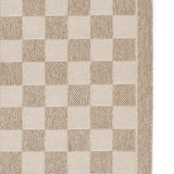 Sablebrook Taupe Checkered Rug