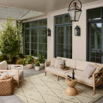 Loloi Saylor Ivory / Pebble Sample Indoor/Outdoor Rug RUGS - synthetic Loloi