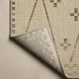 Loloi Saylor Ivory / Pebble Sample Indoor/Outdoor Rug RUGS - synthetic Loloi