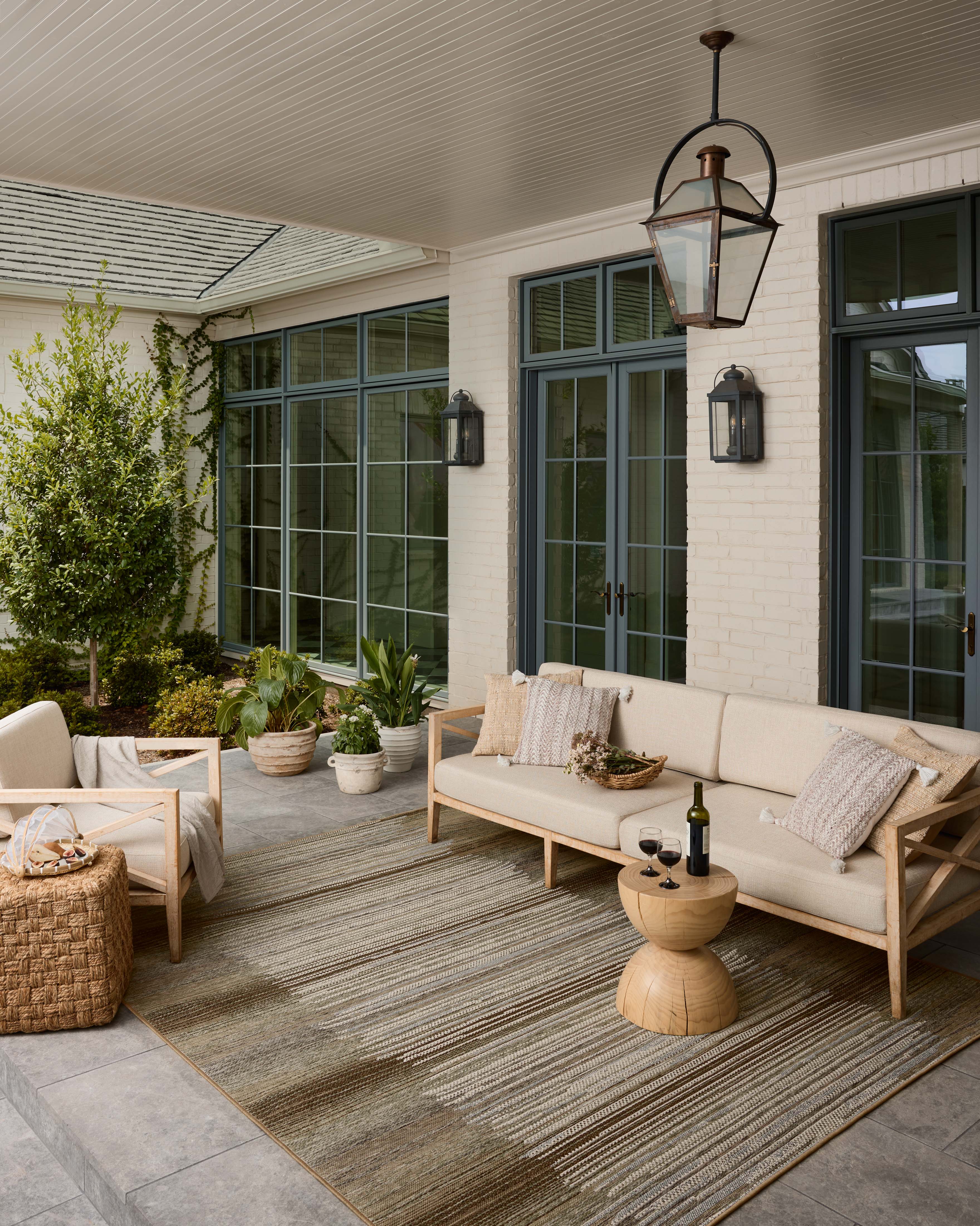 Loloi Saylor Earth / Natural Indoor/Outdoor Rug RUGS - synthetic Loloi