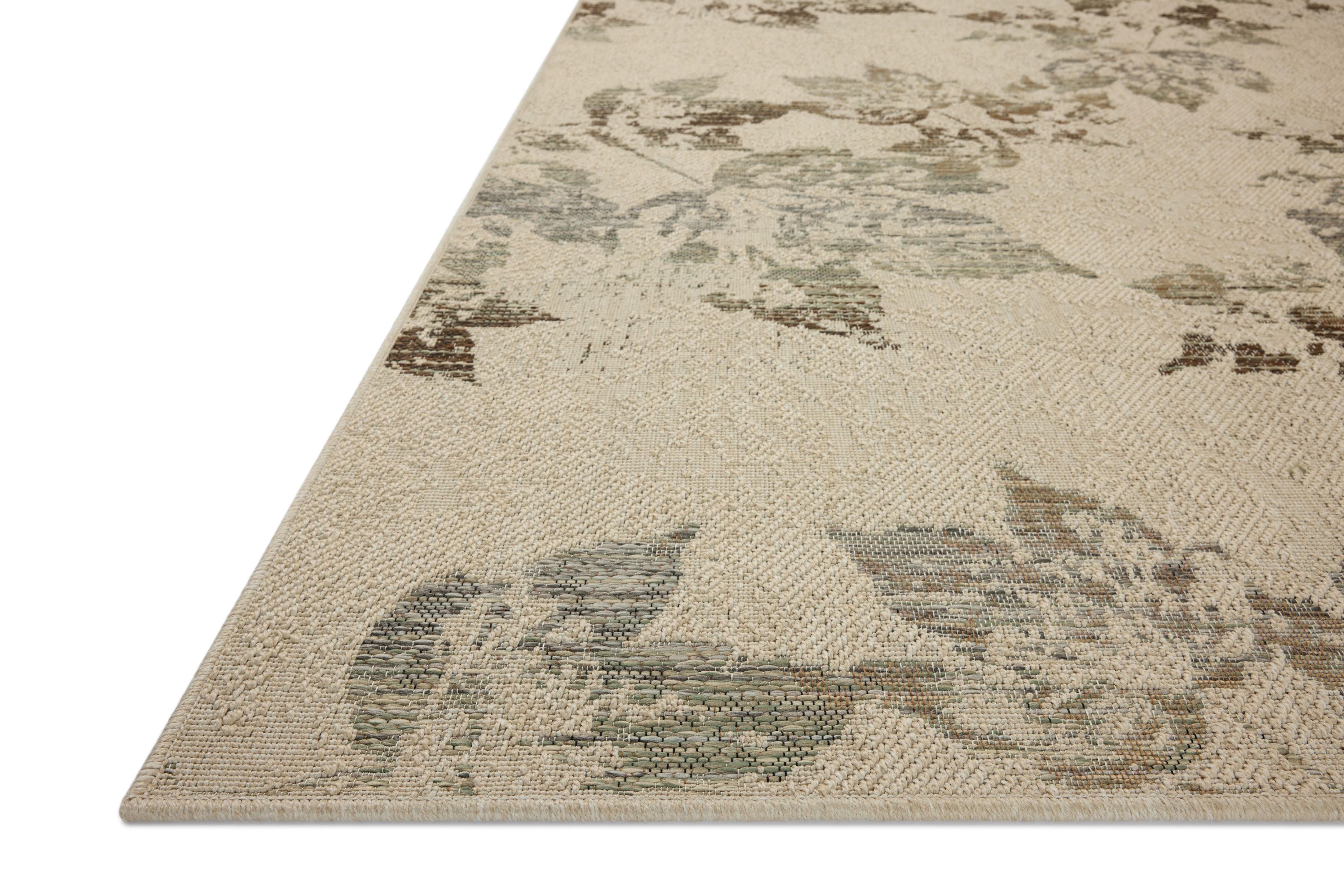 Loloi Saylor Ivory / Bark Sample Indoor/Outdoor Rug RUGS - synthetic Loloi