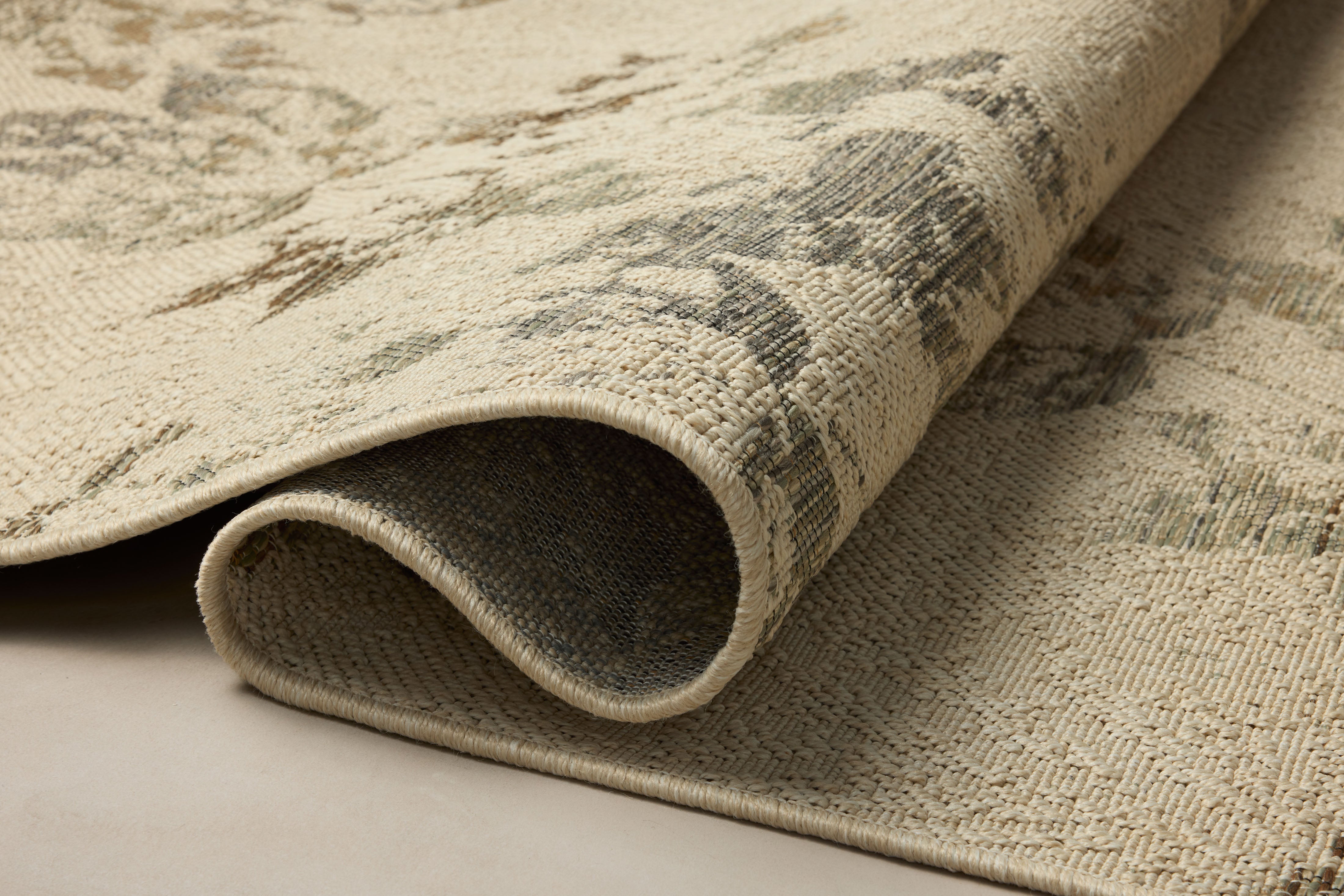 Loloi Saylor Ivory / Bark Sample Indoor/Outdoor Rug RUGS - synthetic Loloi