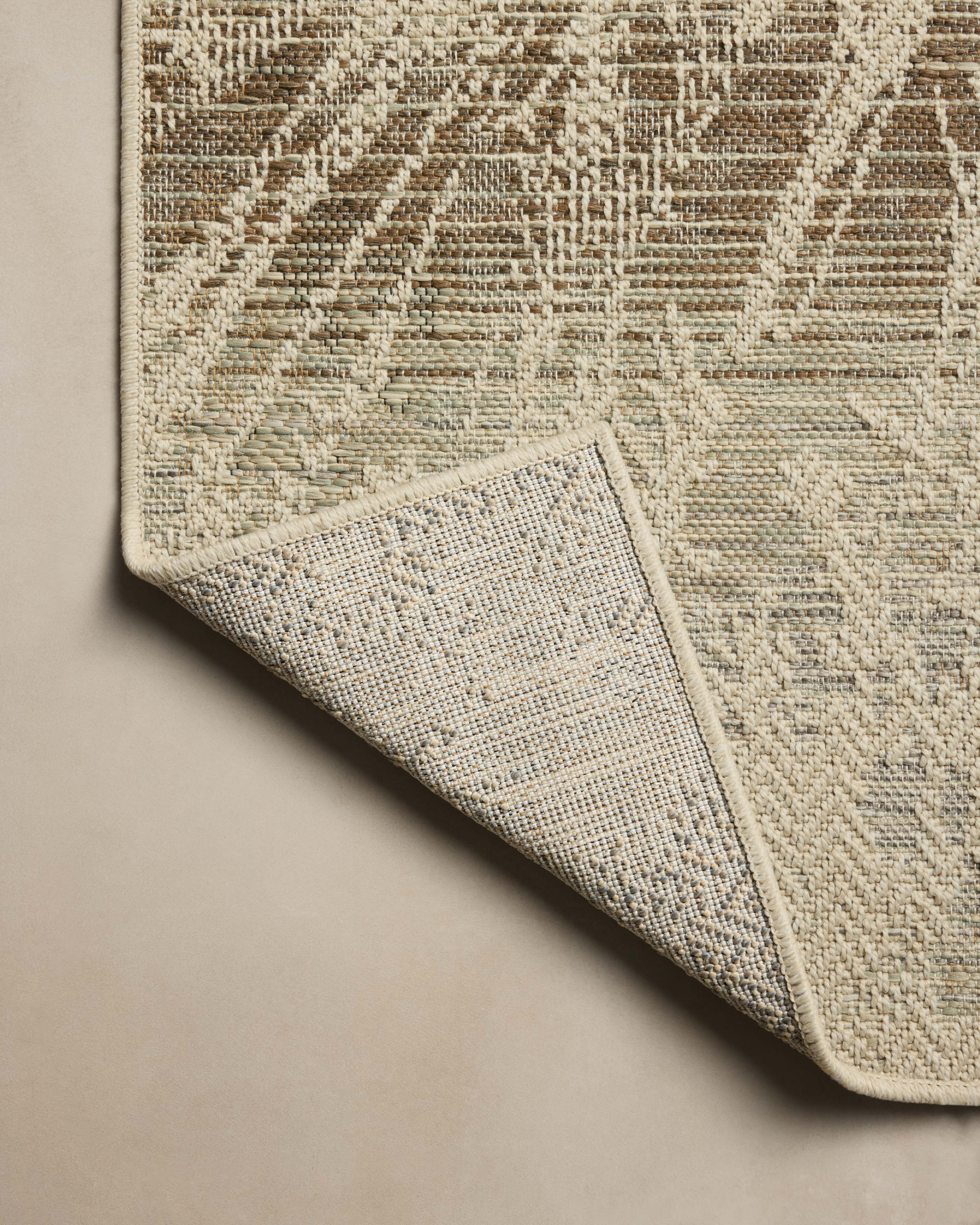 Loloi Saylor Ivory / Stone Indoor/Outdoor Rug RUGS - synthetic Loloi