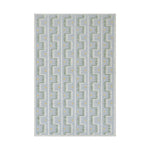 Santi Pulse Hand Woven Rug RUGS - wool Momeni Blue 2'6" x 8' Runner