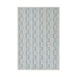 Santi Pulse Hand Woven Rug RUGS - wool Momeni Blue 2'6" x 8' Runner
