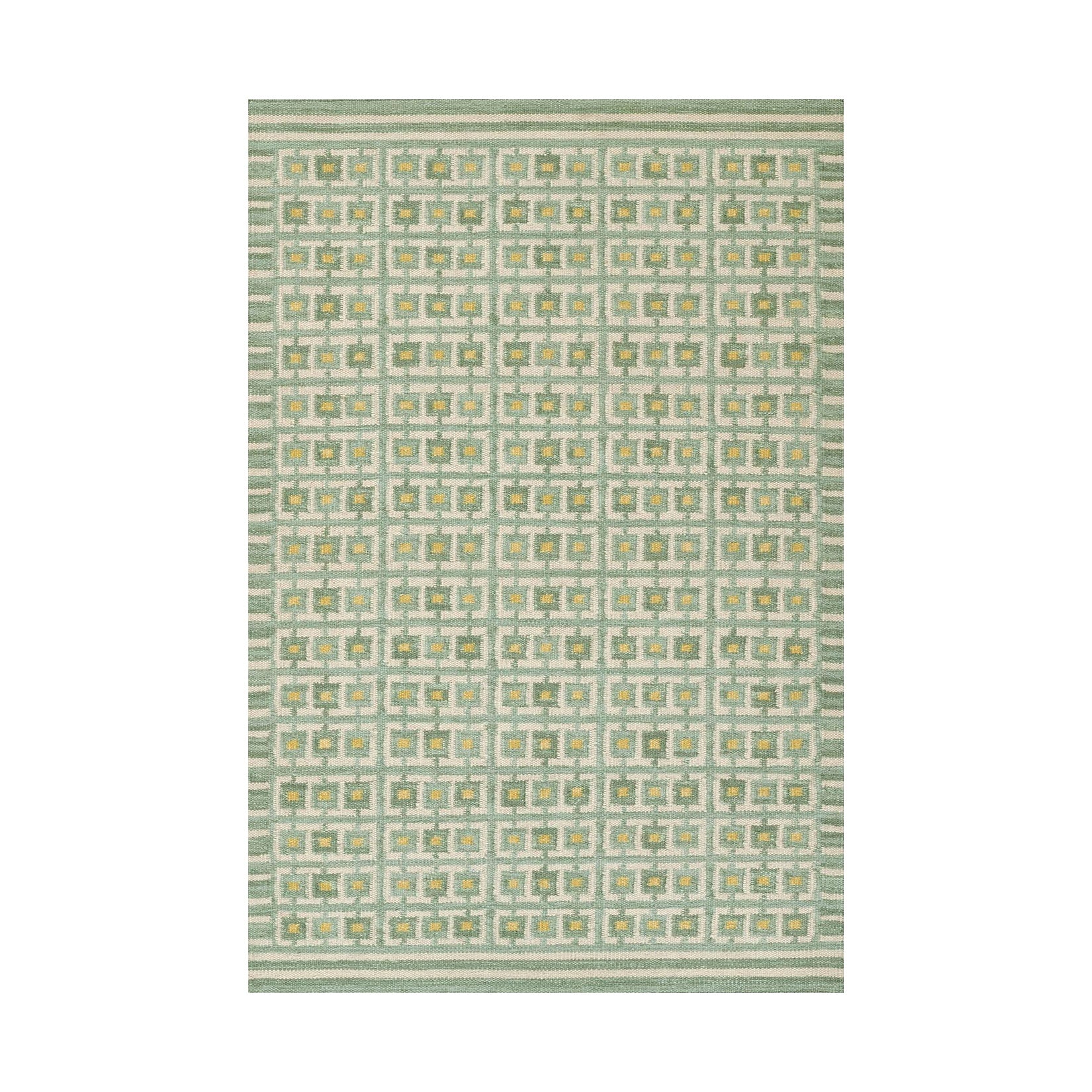 Scandi SCN-2 Hand Woven Rug RUGS - wool Momeni Green 2'6" X 8' Runner