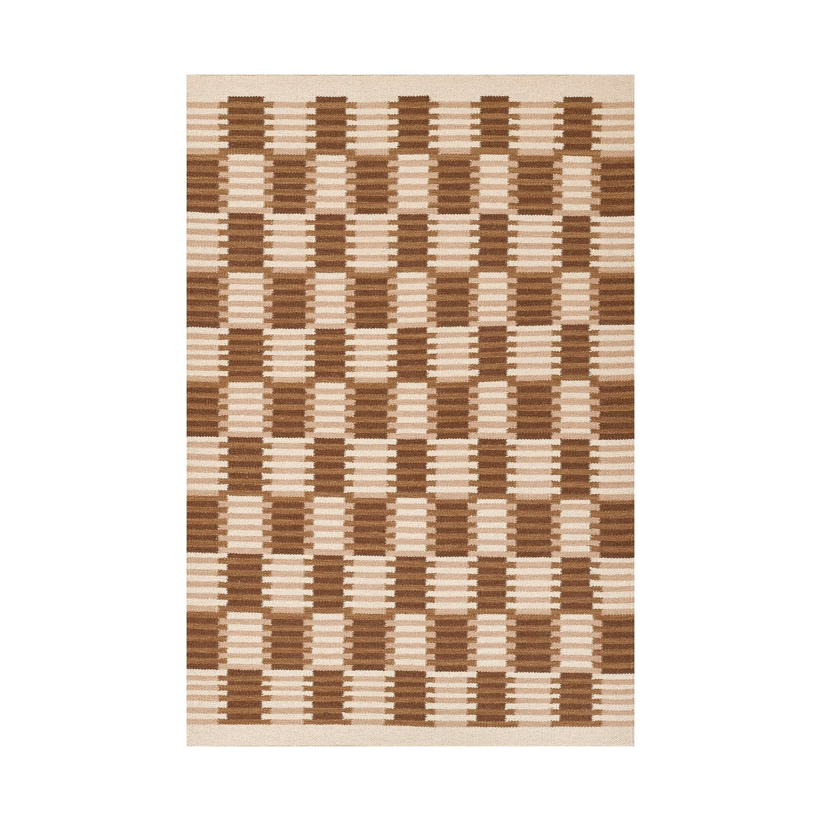 Scandi SCN-3 Hand Woven Rug RUGS - wool Momeni Brown 2'6" X 8' Runner