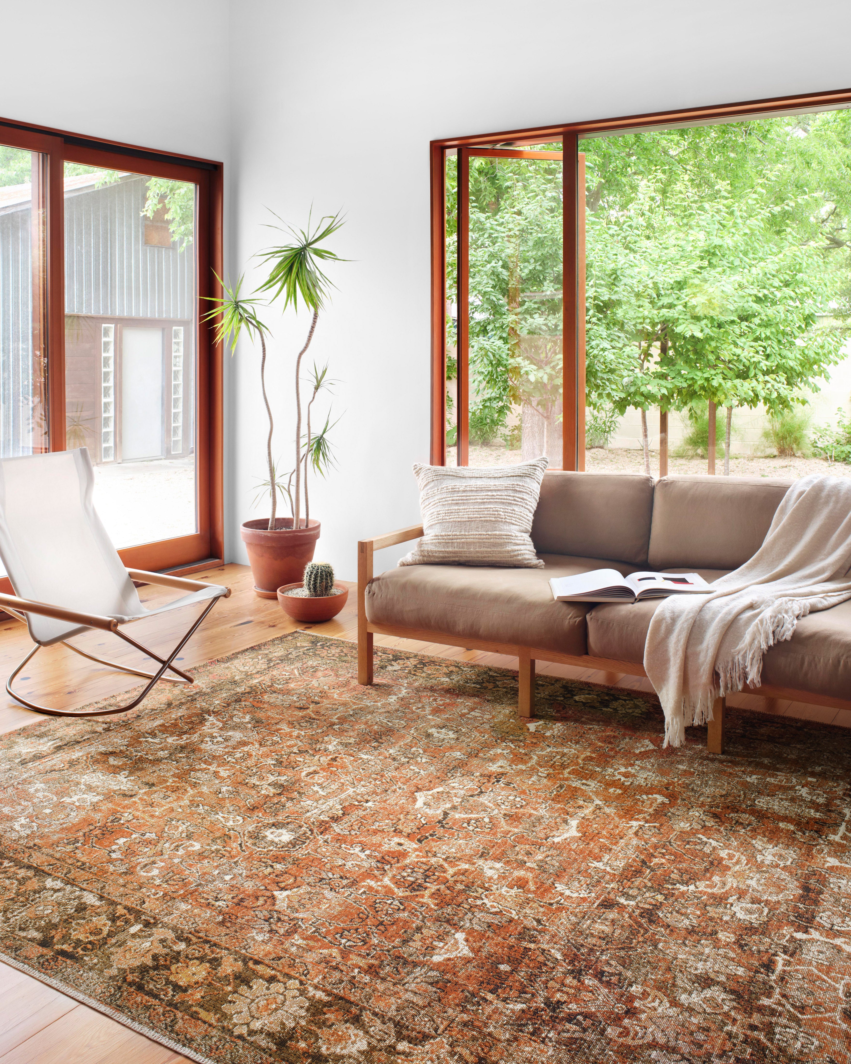 Loloi Sebastian Rust / Tobacco Rug RUGS - synthetic Loloi