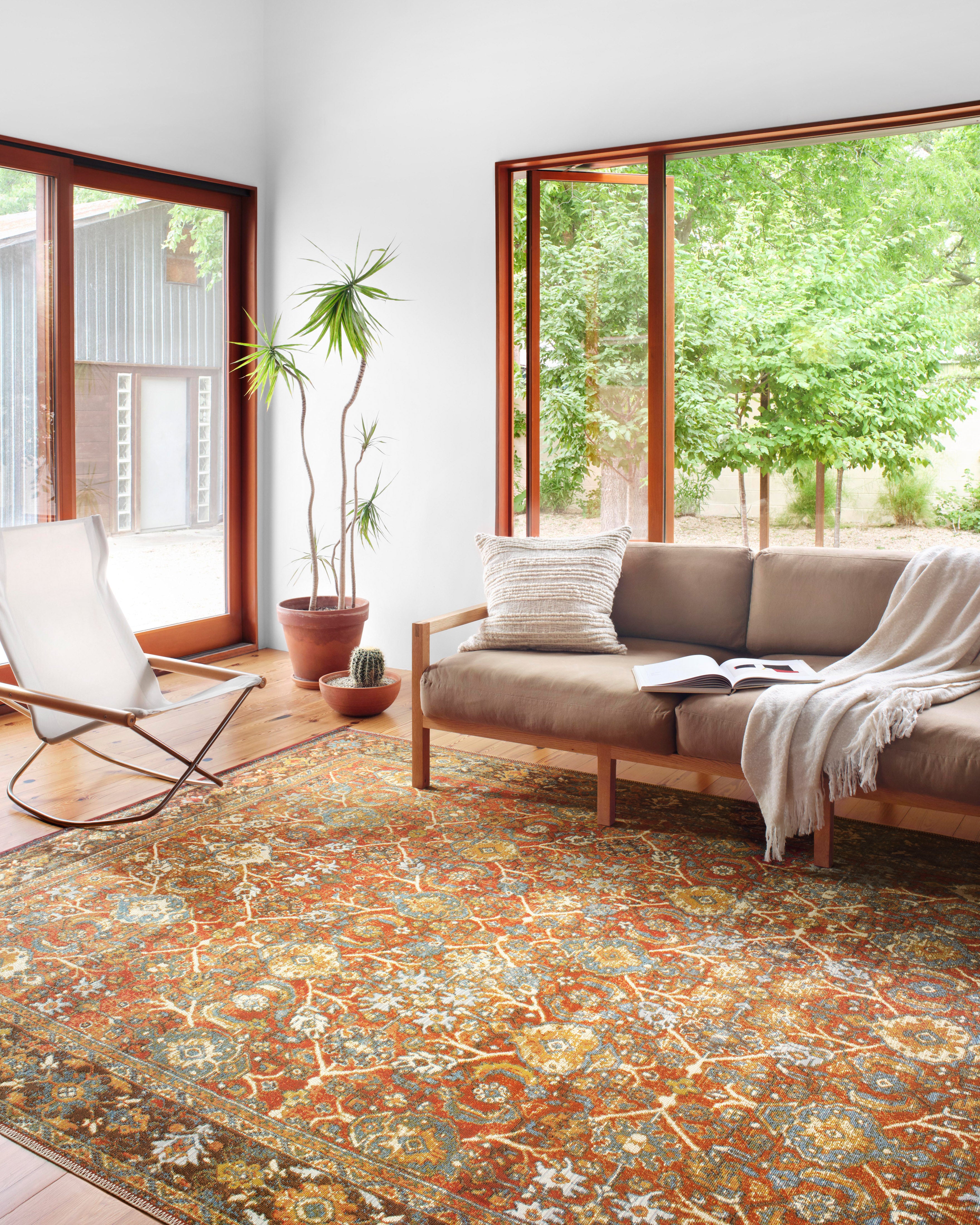 Loloi Sebastian Red / Multi Rug RUGS - synthetic Loloi