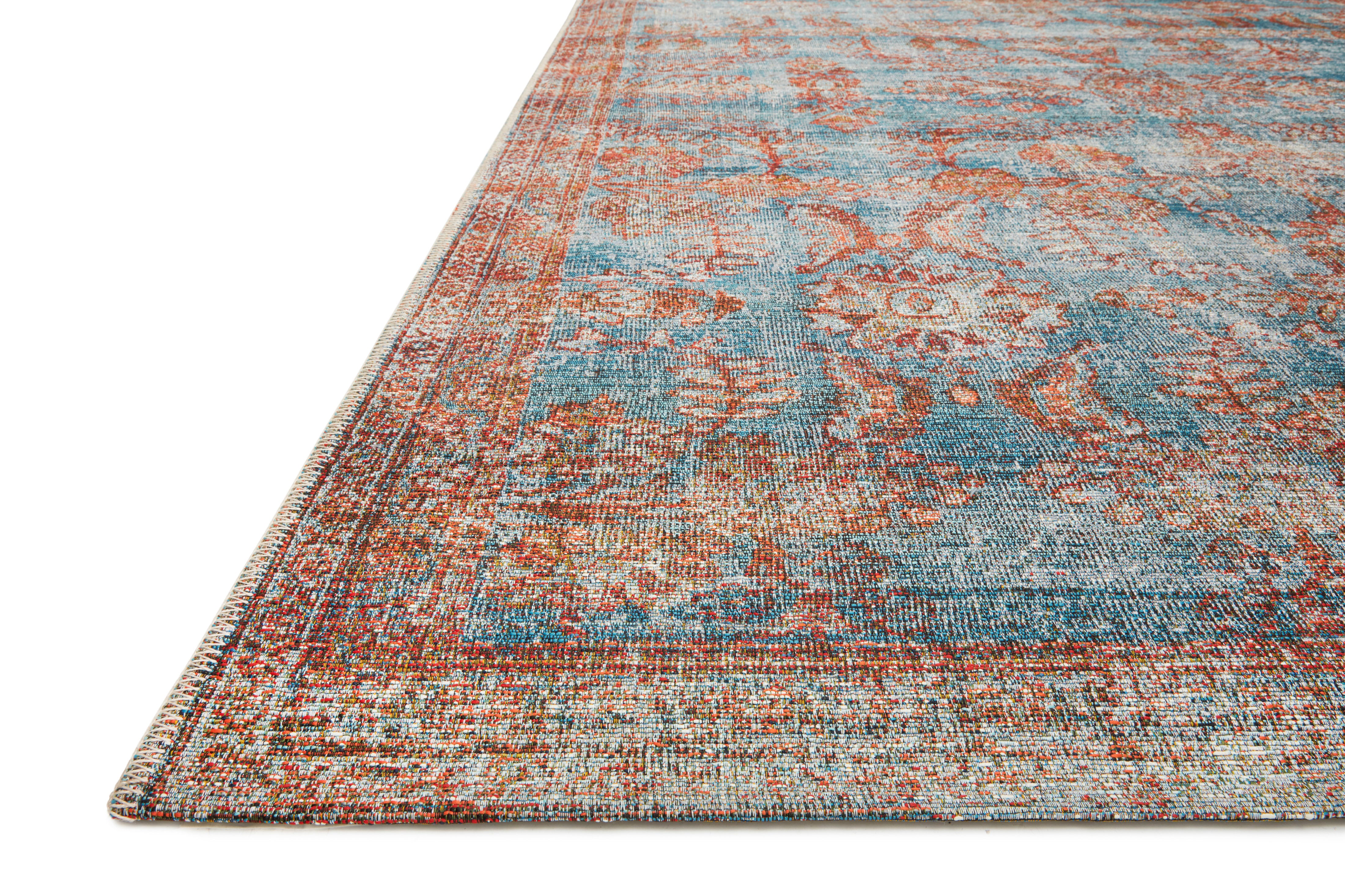 Loloi Sebastian Ocean / Spice Rug RUGS - synthetic Loloi