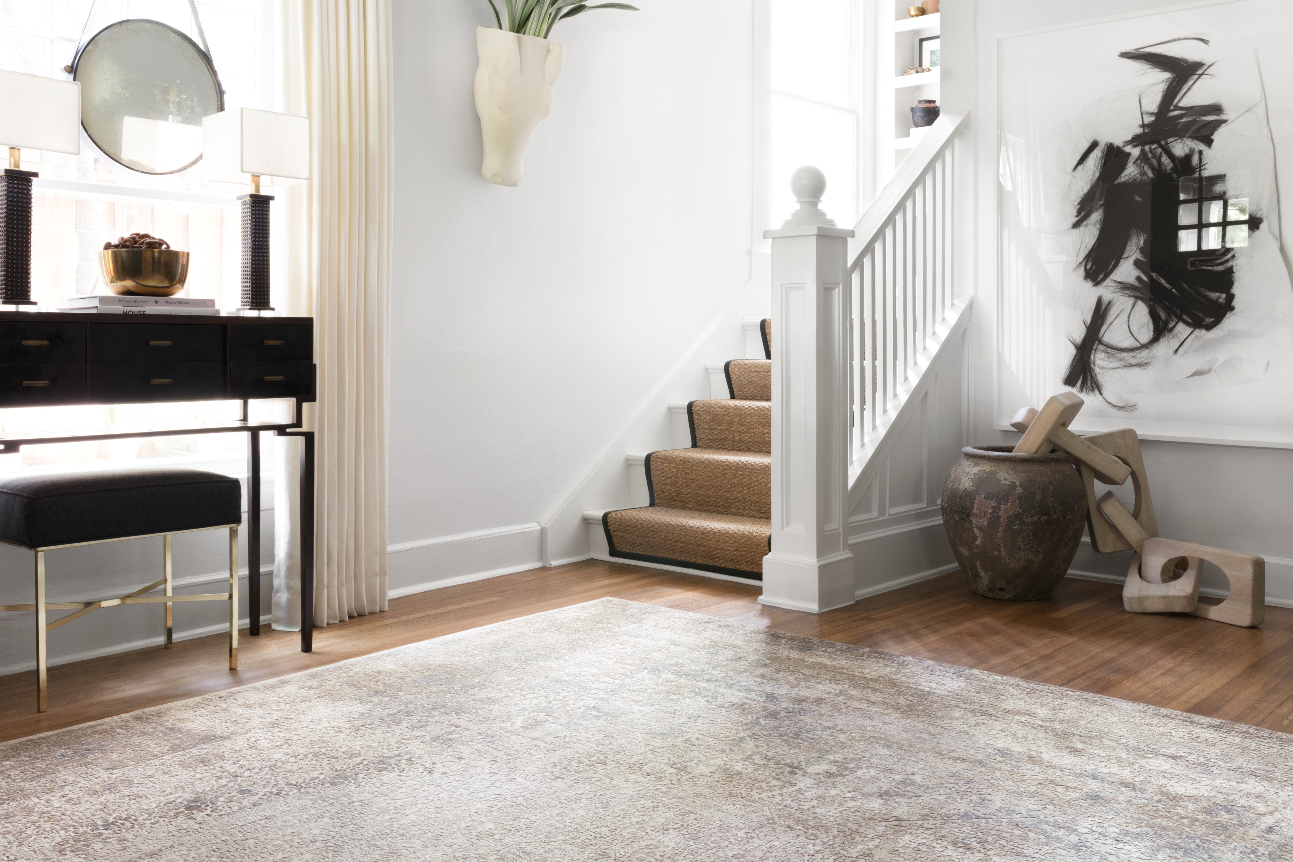 Loloi Sienne Ivory / Pebble Rug Loloi