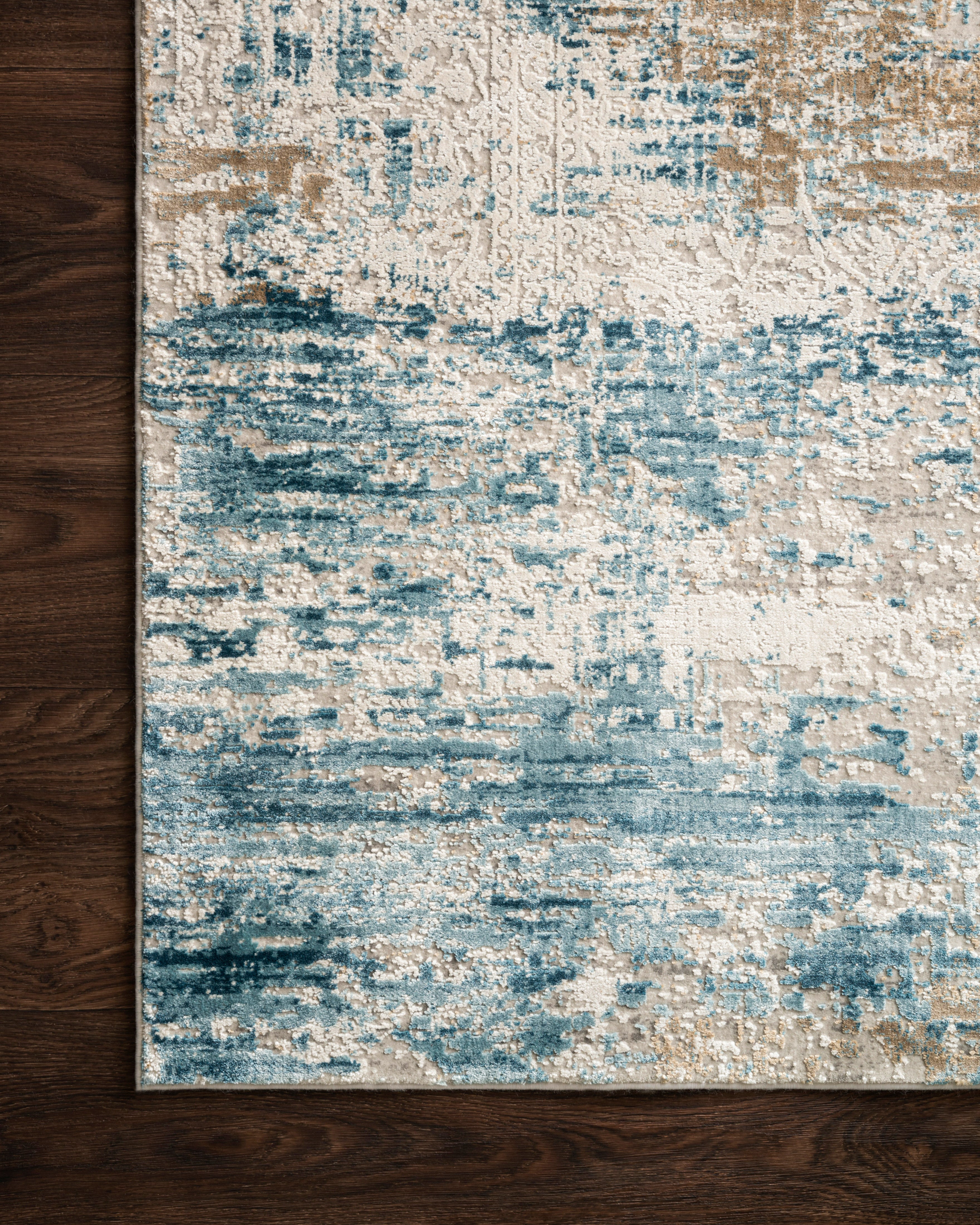 Loloi Sienne Ivory / Azure Rug Loloi