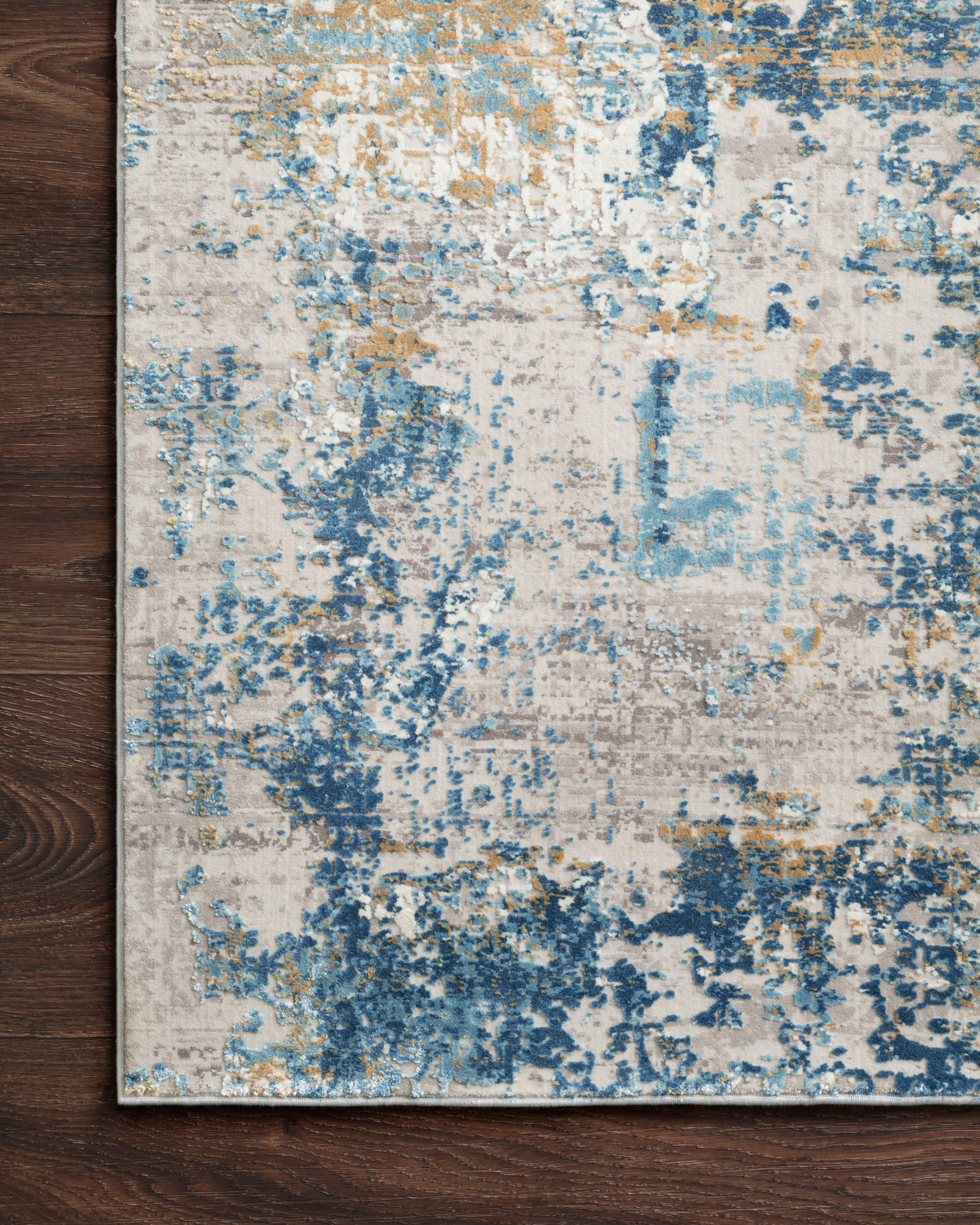 Loloi Sienne Grey / Blue Rug Loloi
