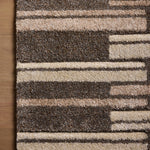 Loloi Silas Mocha / Champagne Runner Rug RUGS - synthetic Loloi