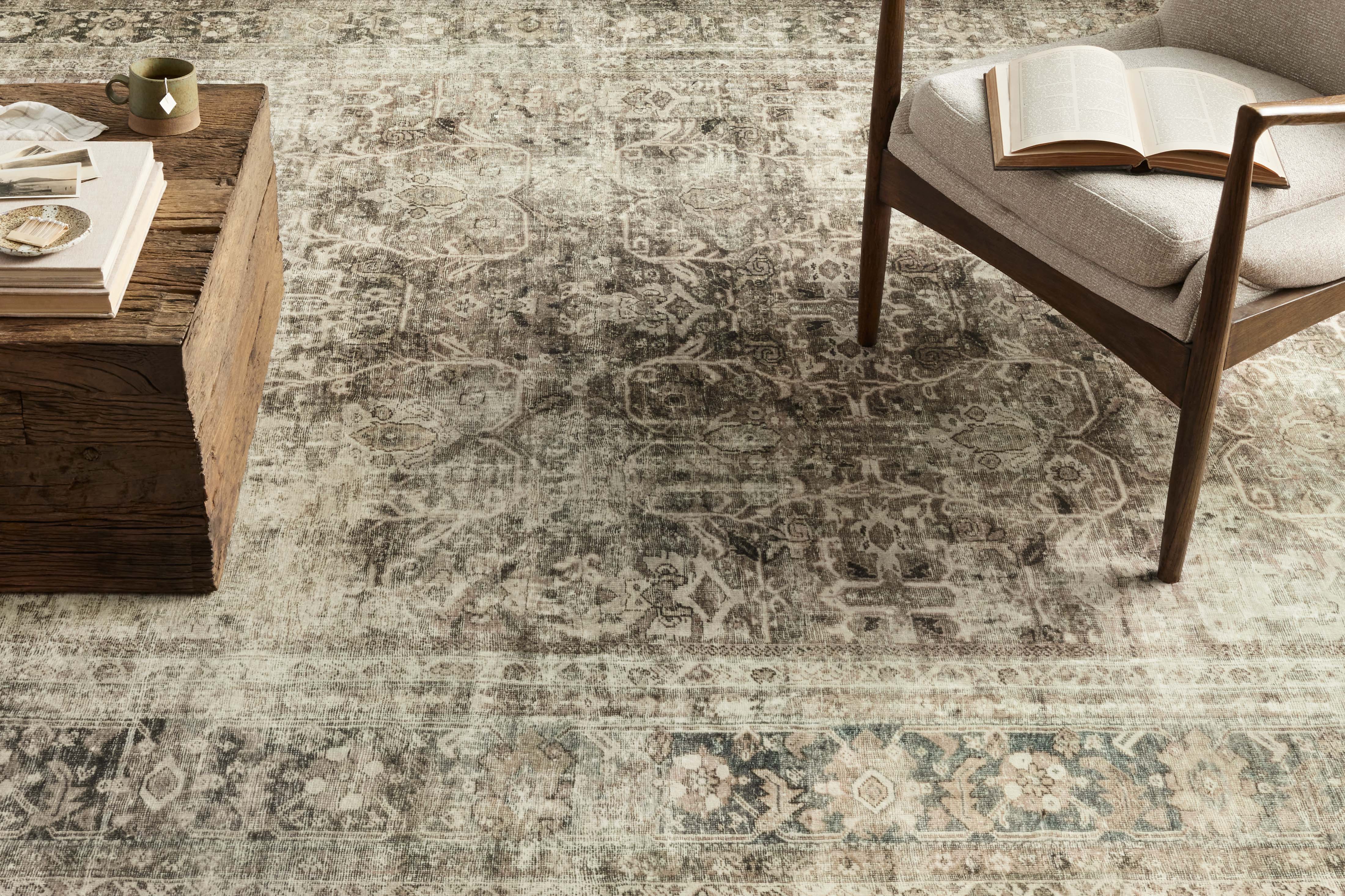 Joanna Gaines x Loloi Sinclair Pebble / Taupe Rug RUGS - synthetic Loloi