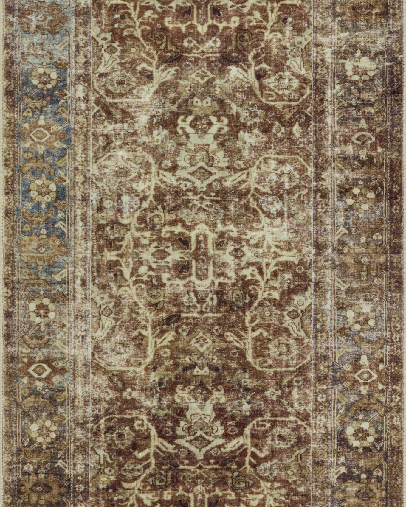 Joanna Gaines x Loloi Sinclair Rust / Lagoon Rug RUGS - synthetic Loloi
