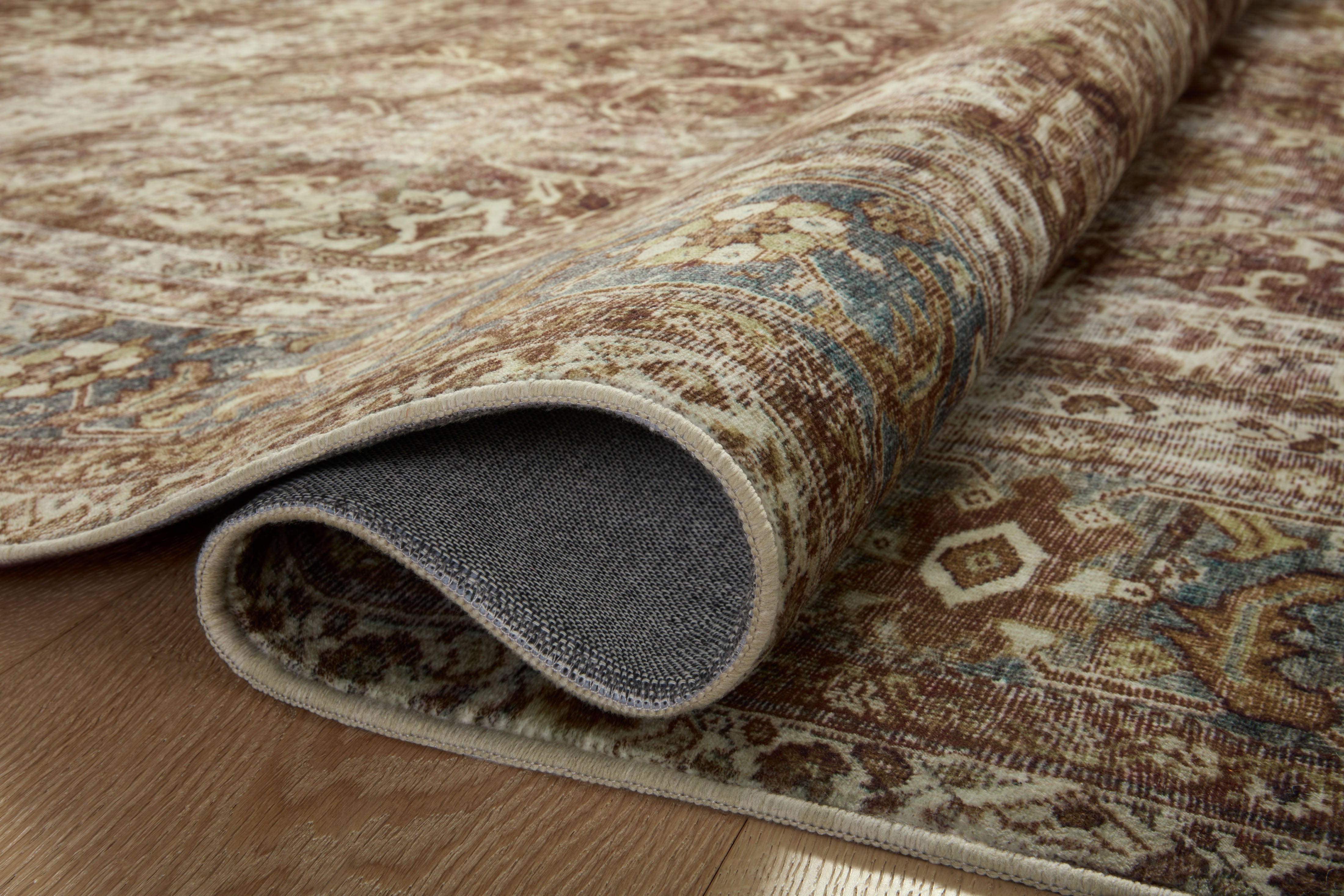 Joanna Gaines x Loloi Sinclair Rust / Lagoon Rug RUGS - synthetic Loloi